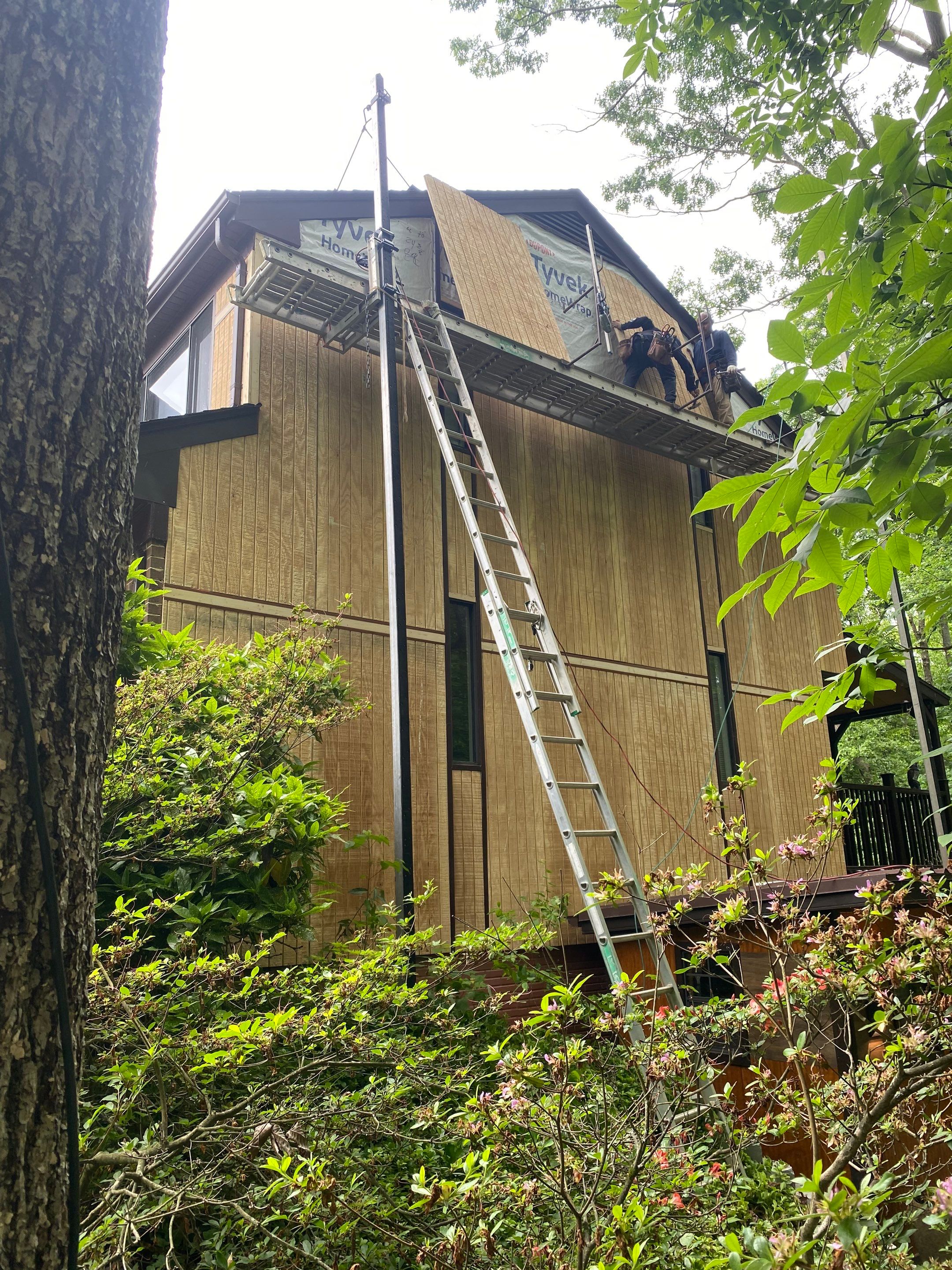 Woodbridge: T1-11 Pywood Panel Siding Installation by RM Banning, Inc.