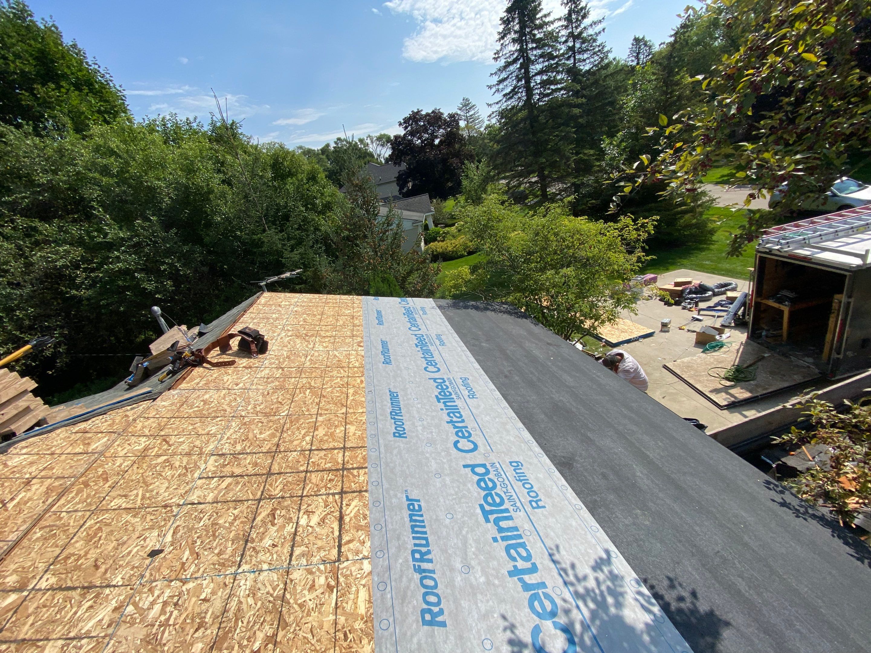 Roof Replacement using CertainTeed Landmark by 180 Contractors