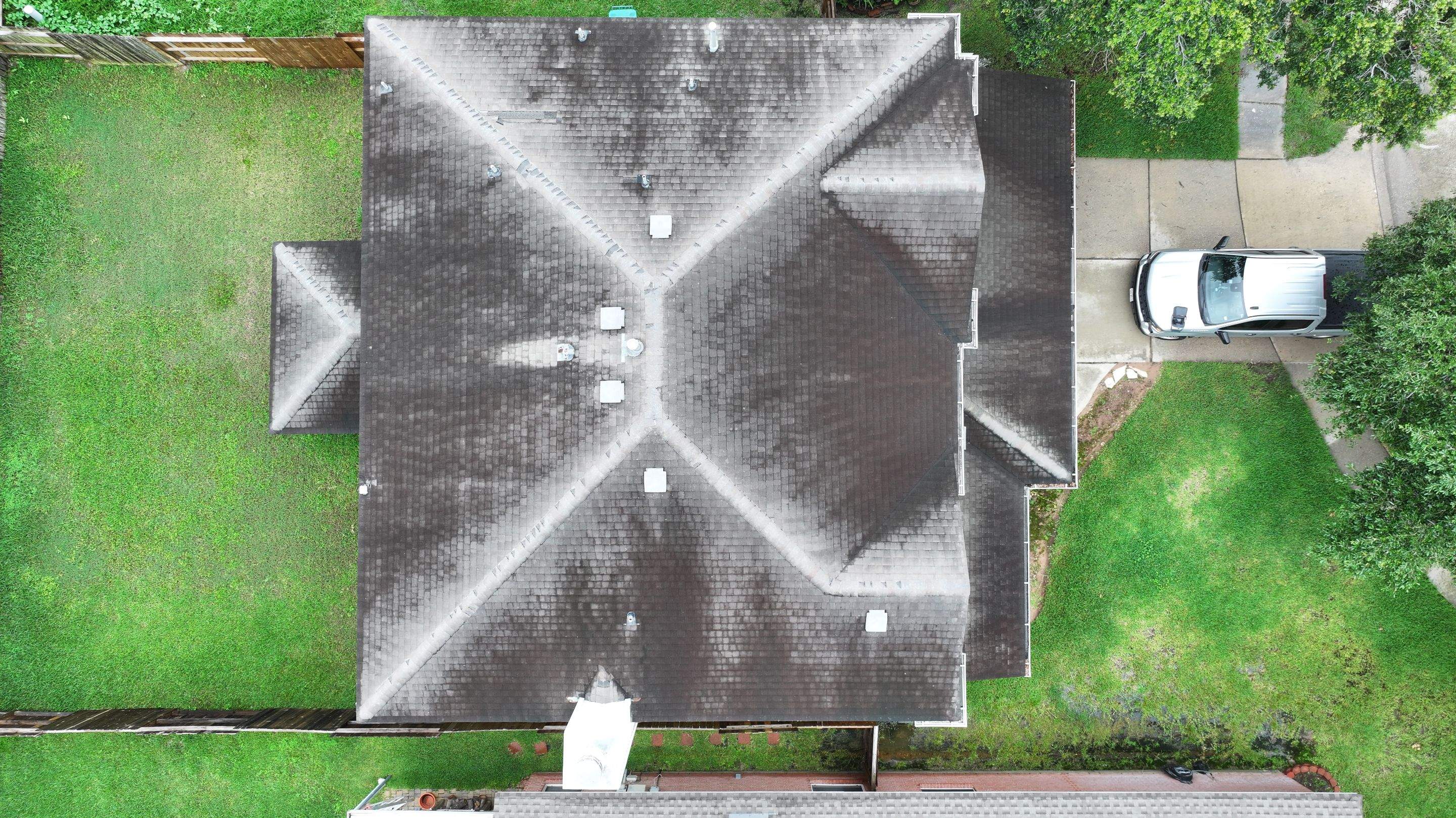 Storm Damage Dried-In & Repaired — North Houston, TX by PL Roofing & SB Roofing, LLC.