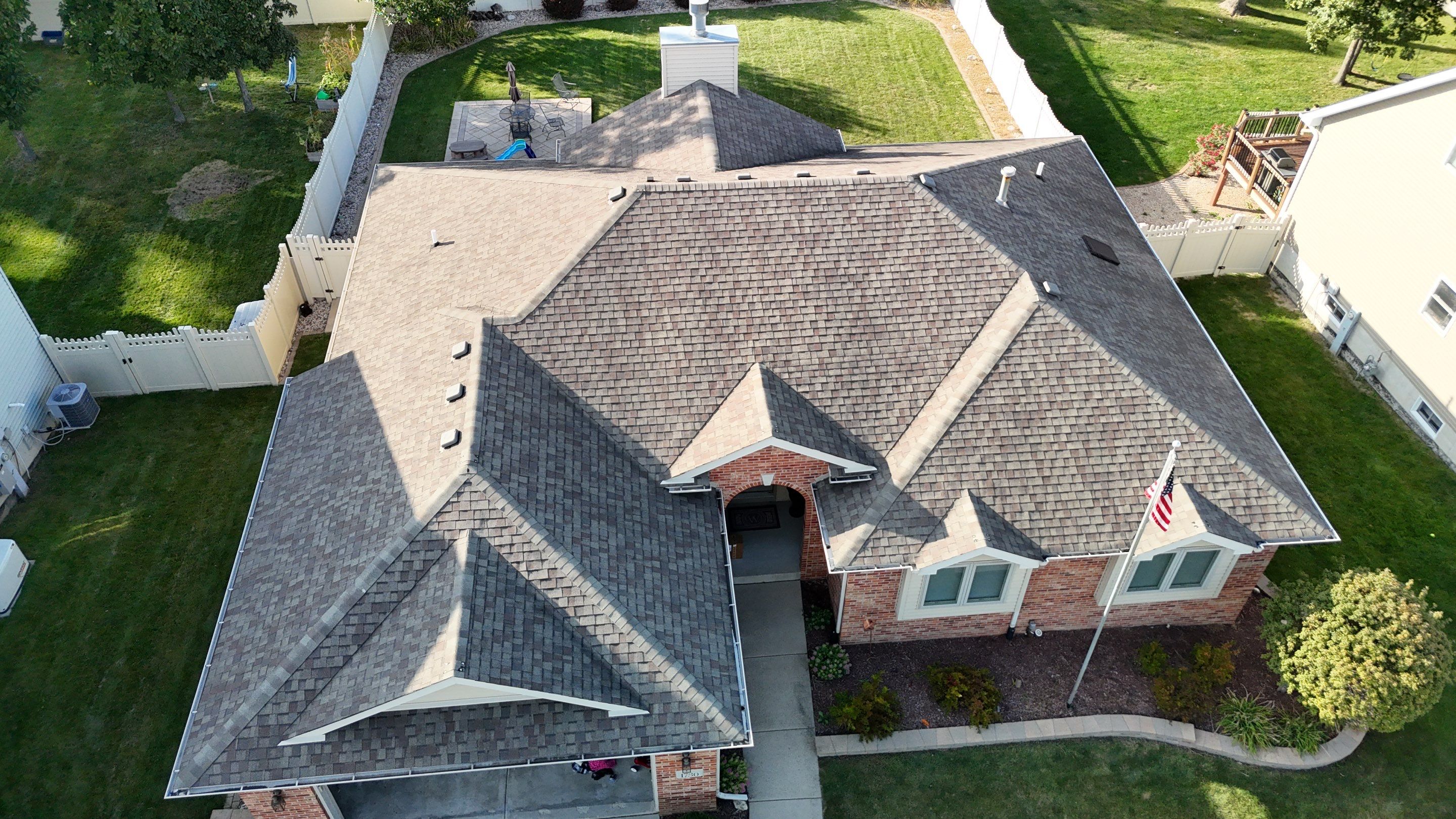 Roof replacement by Optimal Home Improvement 