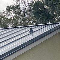 24ga 1" Nail-Strip Charcoal Gray by Total Roofing System The Metal Roof Experts