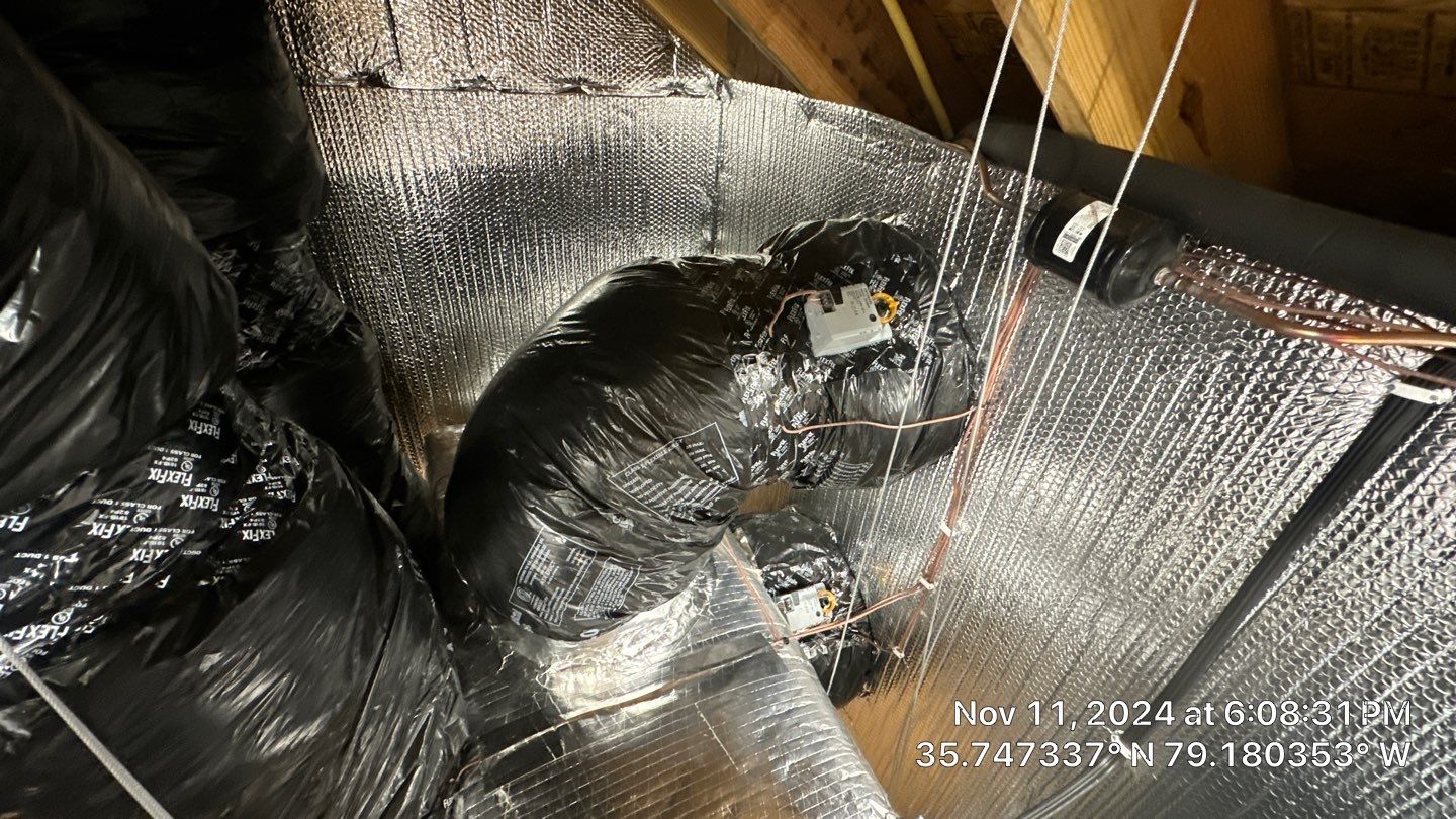 Trane XV20i Split Heat Pump Install  by Nick's Mechanical LLC.