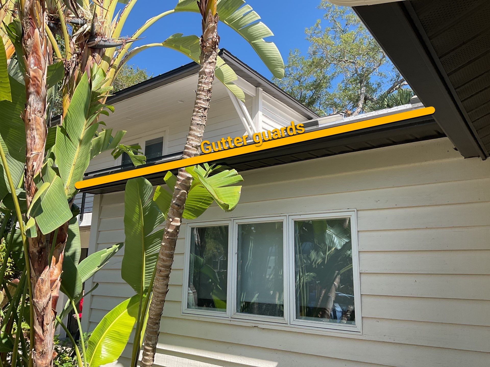 Gutter Guard Installation Project in Sarasota FL by Gutter Professors
