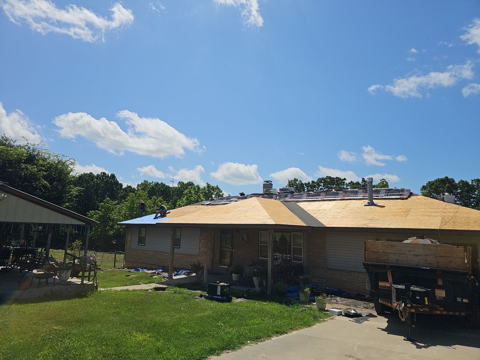Residential Multi Structure Roofing Install - Atlas Pinnacle Pristine Shingles - Color Copper Canyon  by Titan Commercial & Residential Roofing 