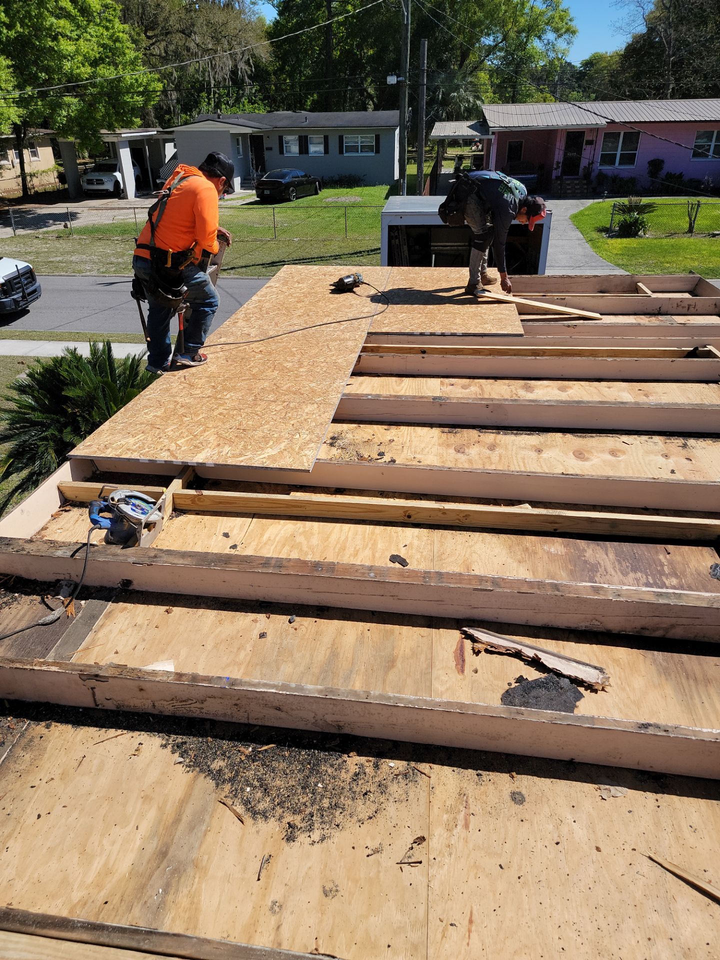 Residential Roofing Installation using Owens Corning TruDefinition Duration Shingles by Galaxy Builders, Inc.
