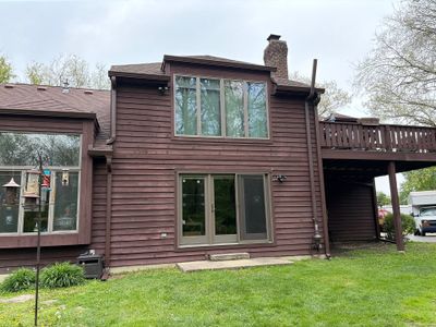seamless aluminum gutter install in Crystal Lake, IL (After)