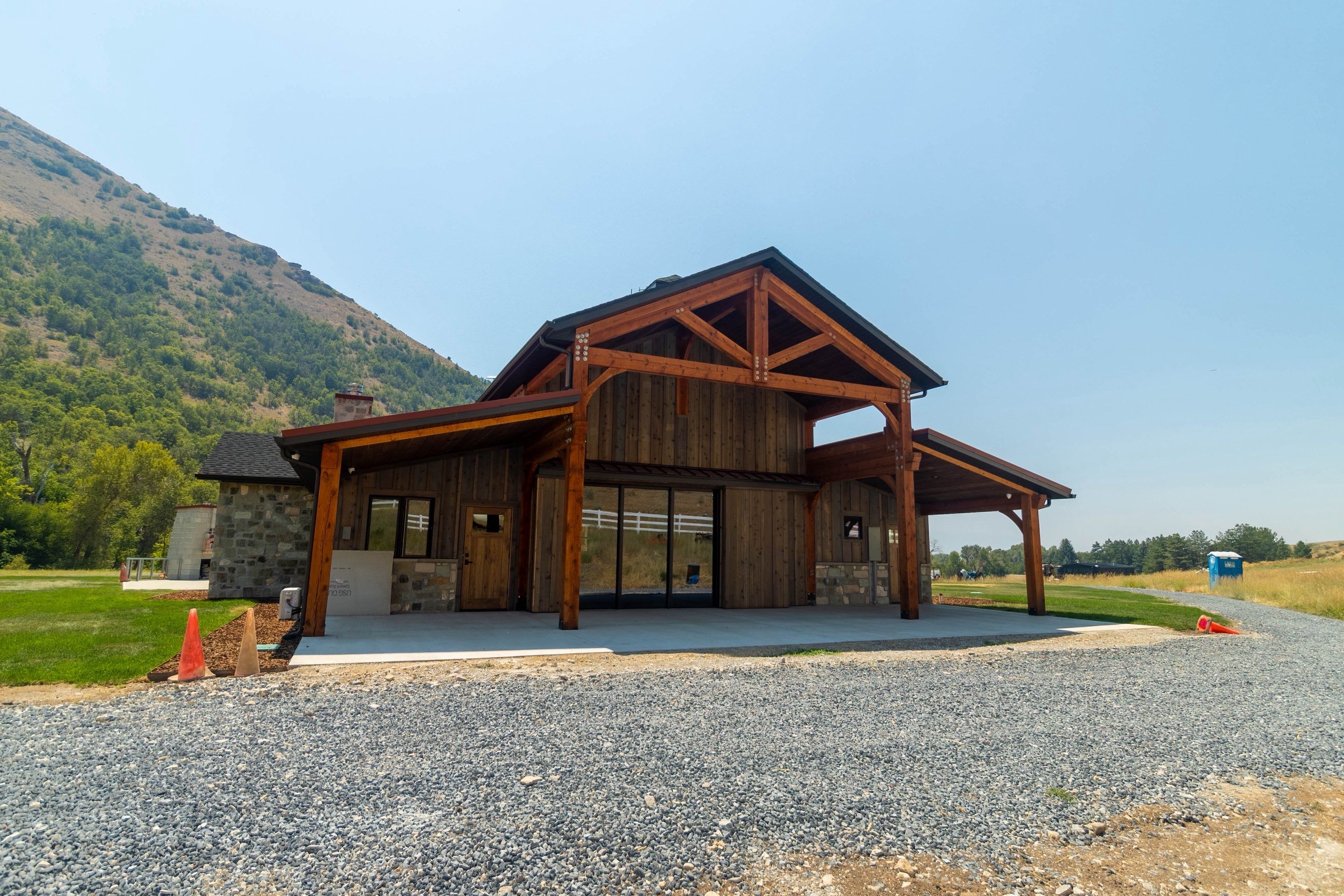 Wood Barn - Exterior by Garner Construction