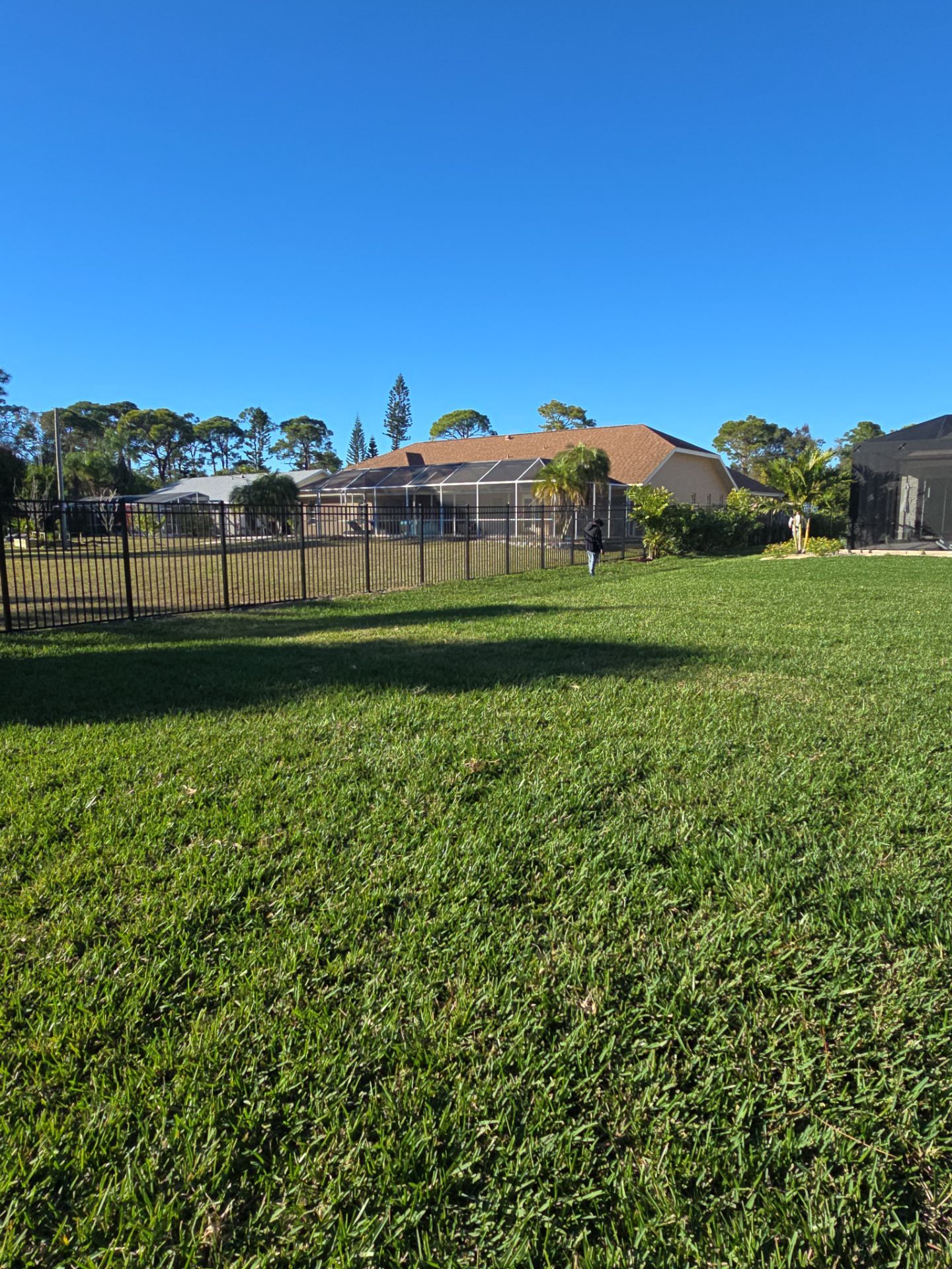 6' Commercial Aluminum Fence in Englewood by True Fence LLC