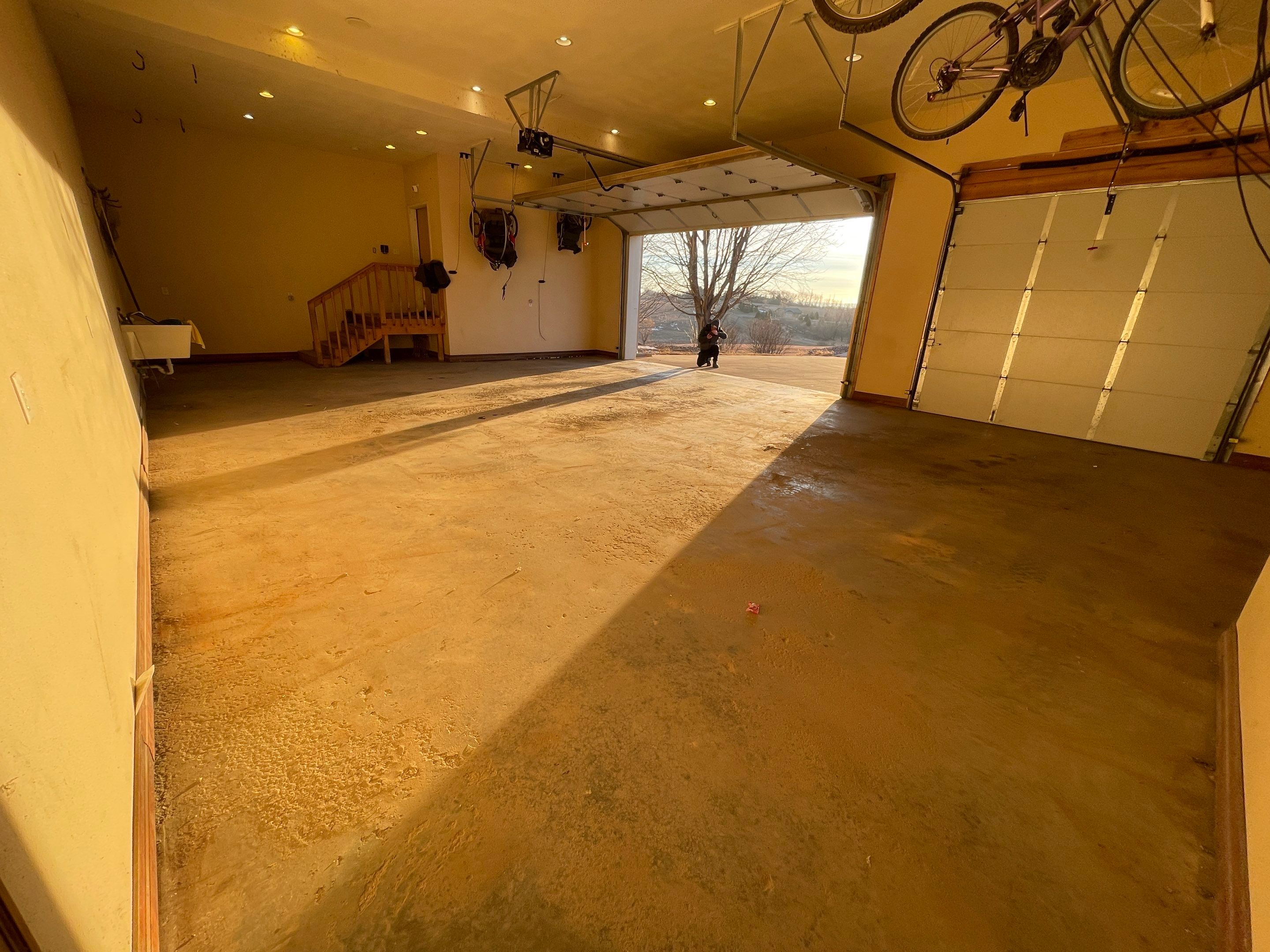 Garage using Slate Stone by Select Painting, Coatings & Garage Cabinets