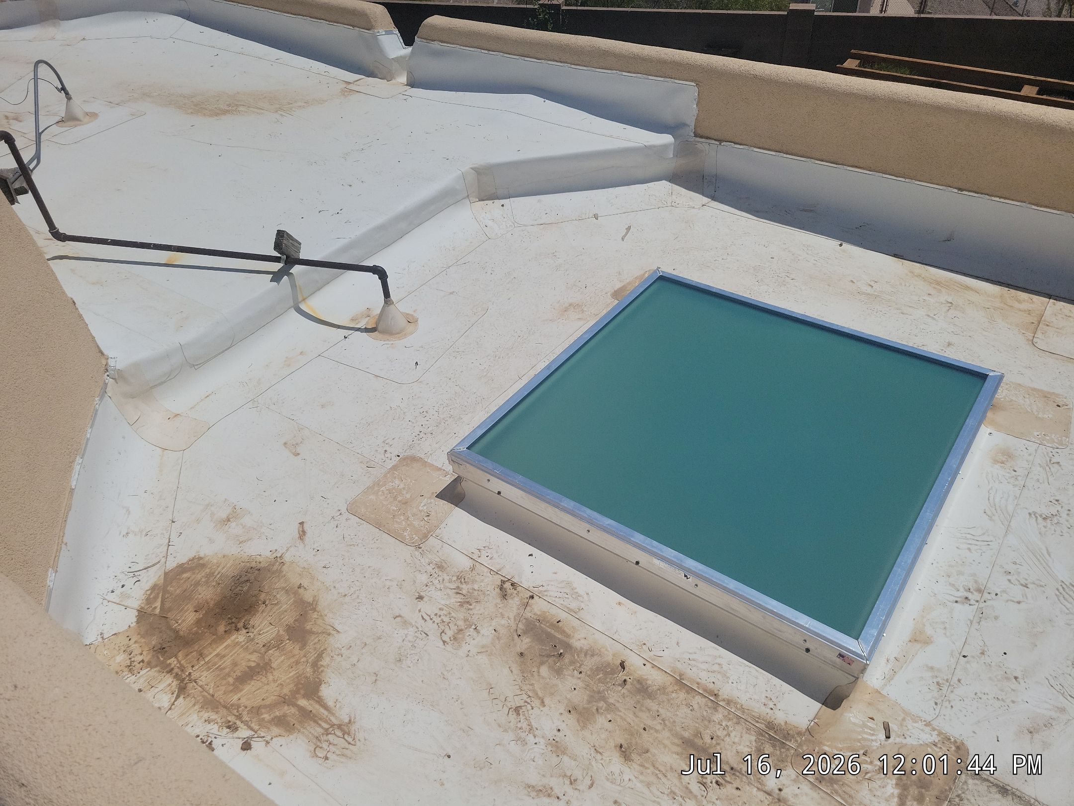 Low-e Glass Skylight Installation in Rio Rancho by Doyle Roof Masters Inc