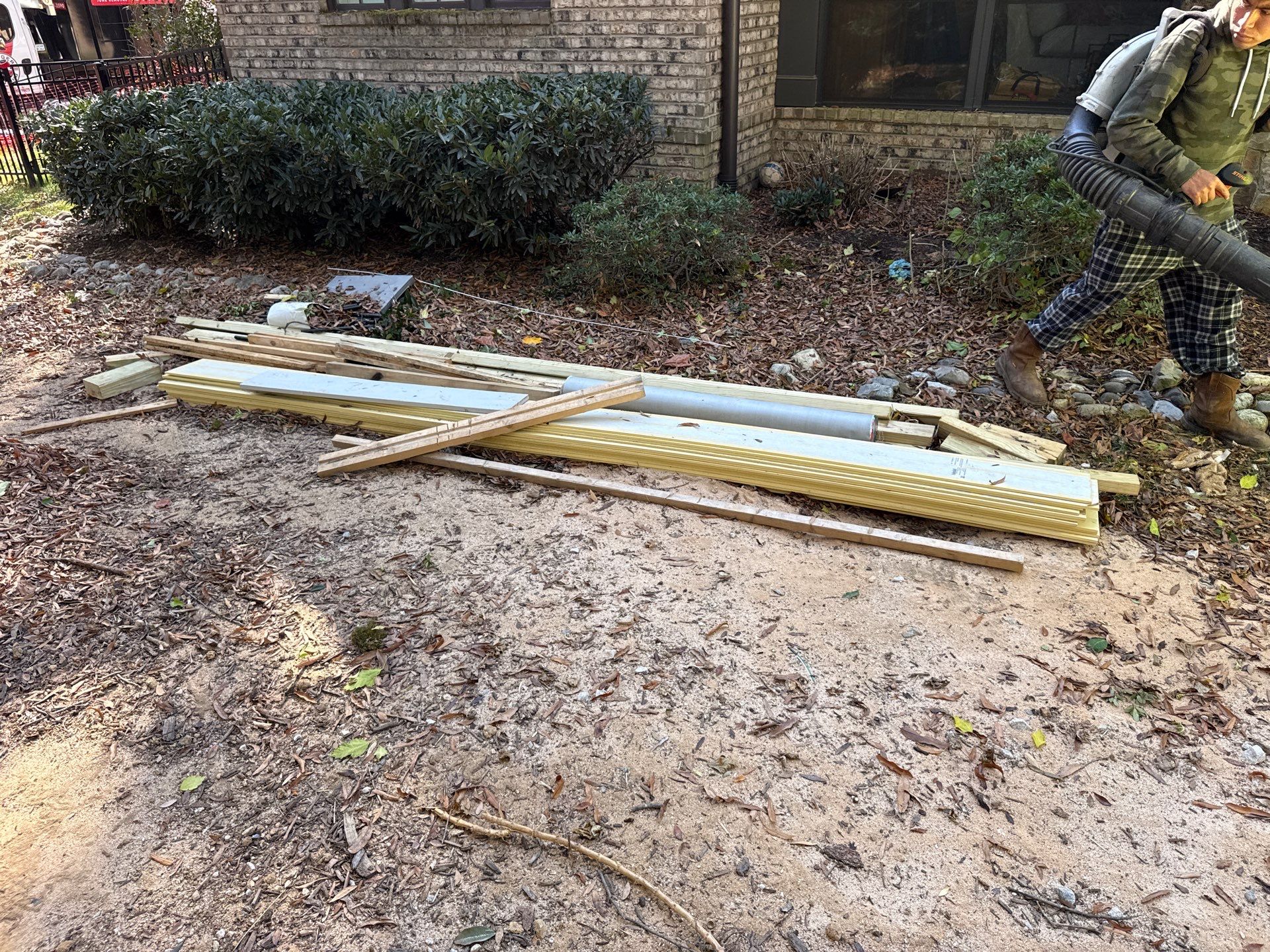 Project in Charlotte by Badger Hauling