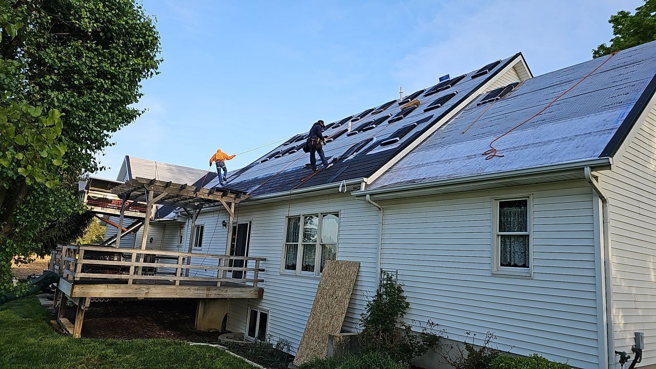 Residential Roofing Installation using Euro Shield Beaumount Shake Black by Nitro Roofing and Construction