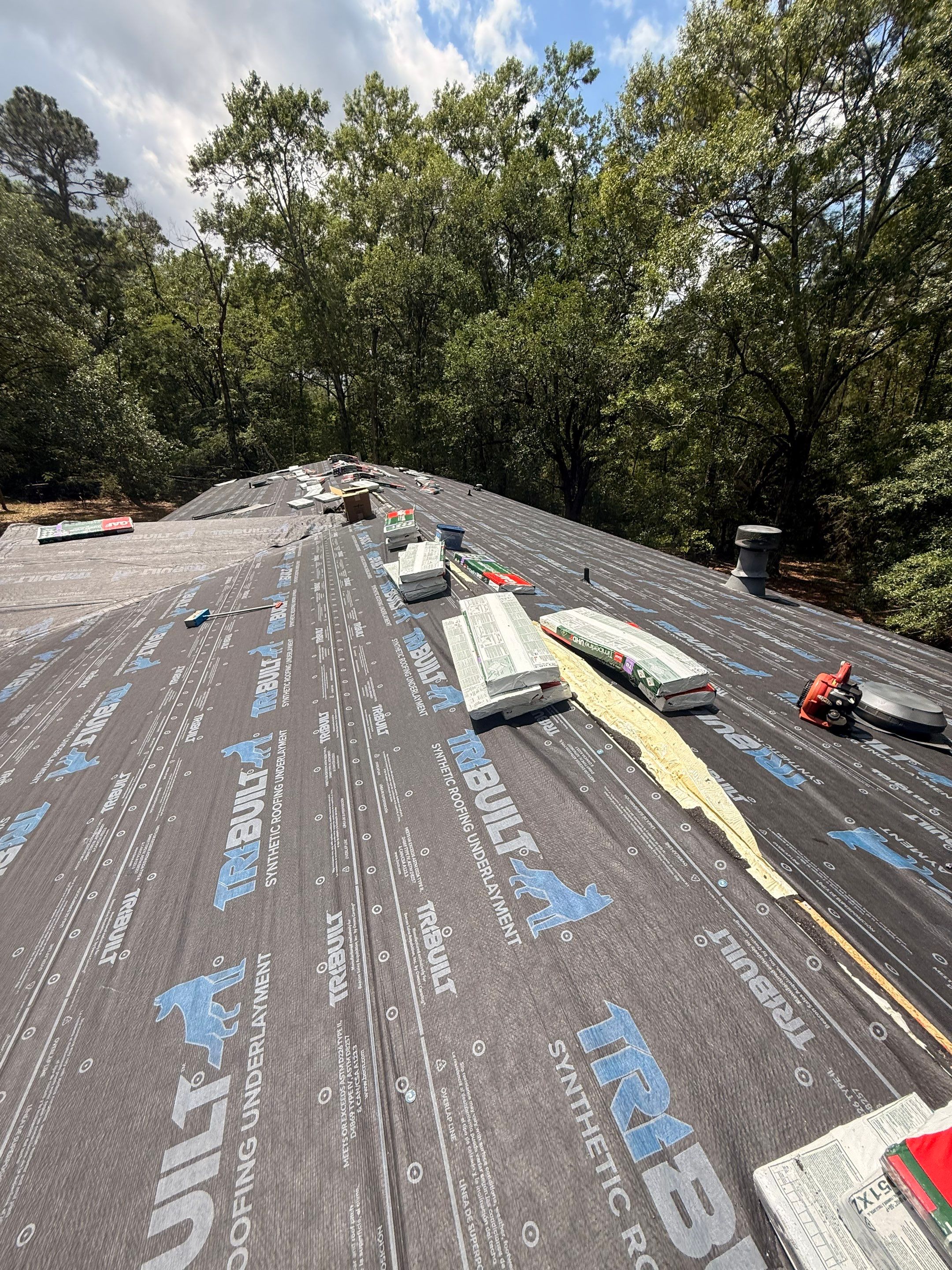 Manufactured Home Roof Replacement and Decking Repair in Kiln by Frontline Roofing