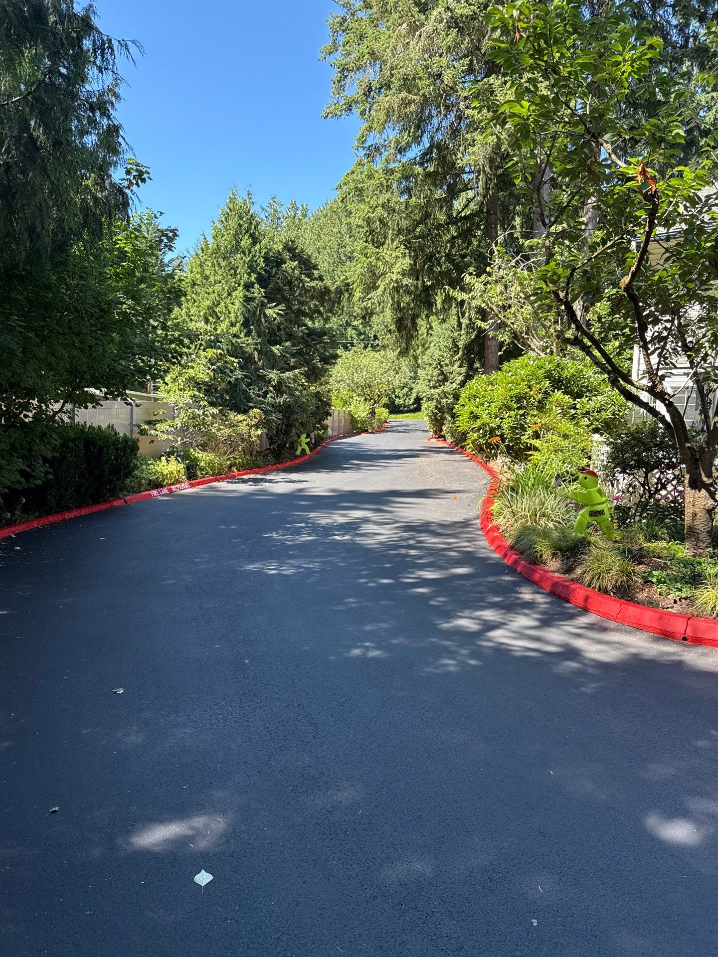 Curb Repaint | Seattle  by Jireh Asphalt & Concrete Inc 