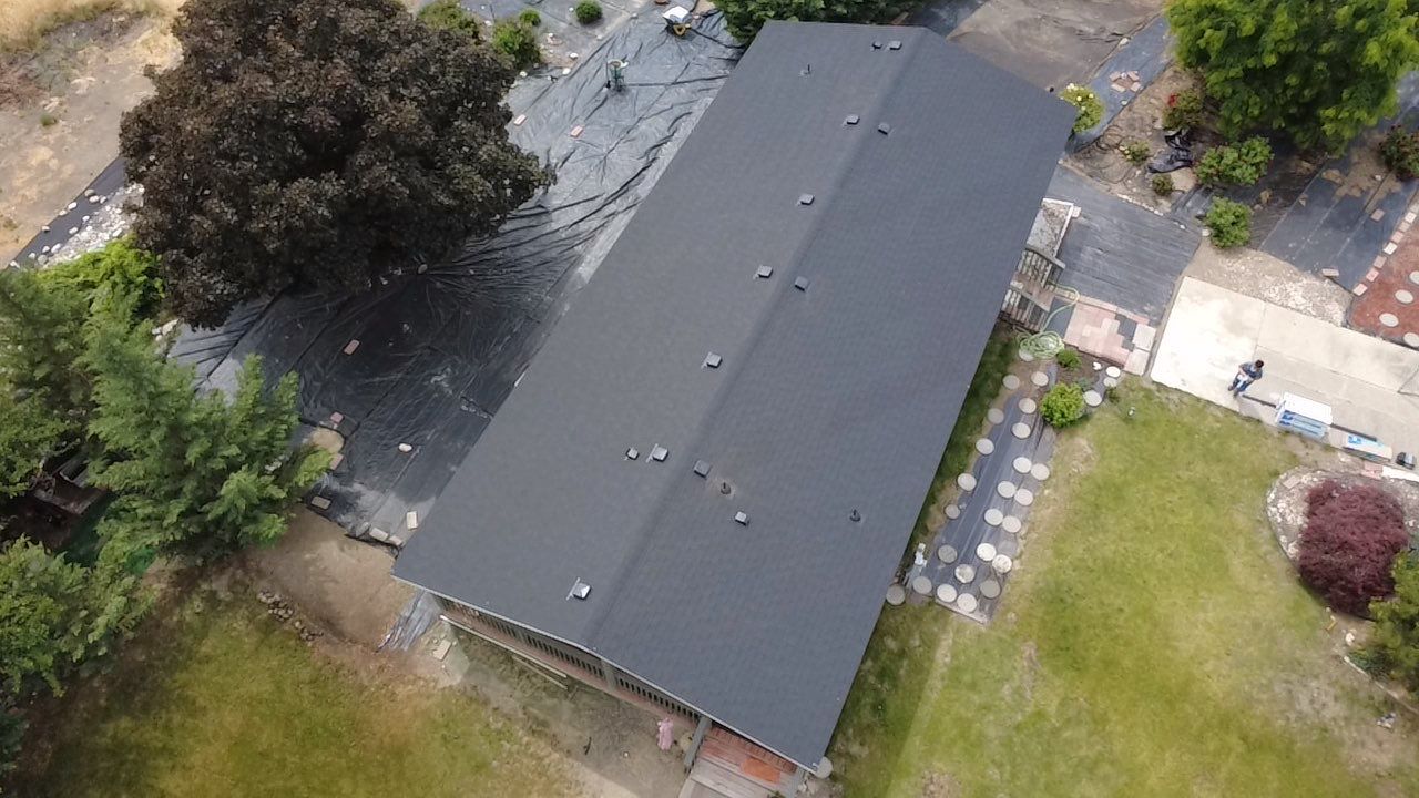 Complete Asphalt Shingle Roof Replacement for Kennewick Residential Home E Bryson Brown Rd Kennewick, WA 99337  The Denali System  - Certainteed Landmark® Shingle - Cinder Black by Alpine Roofing