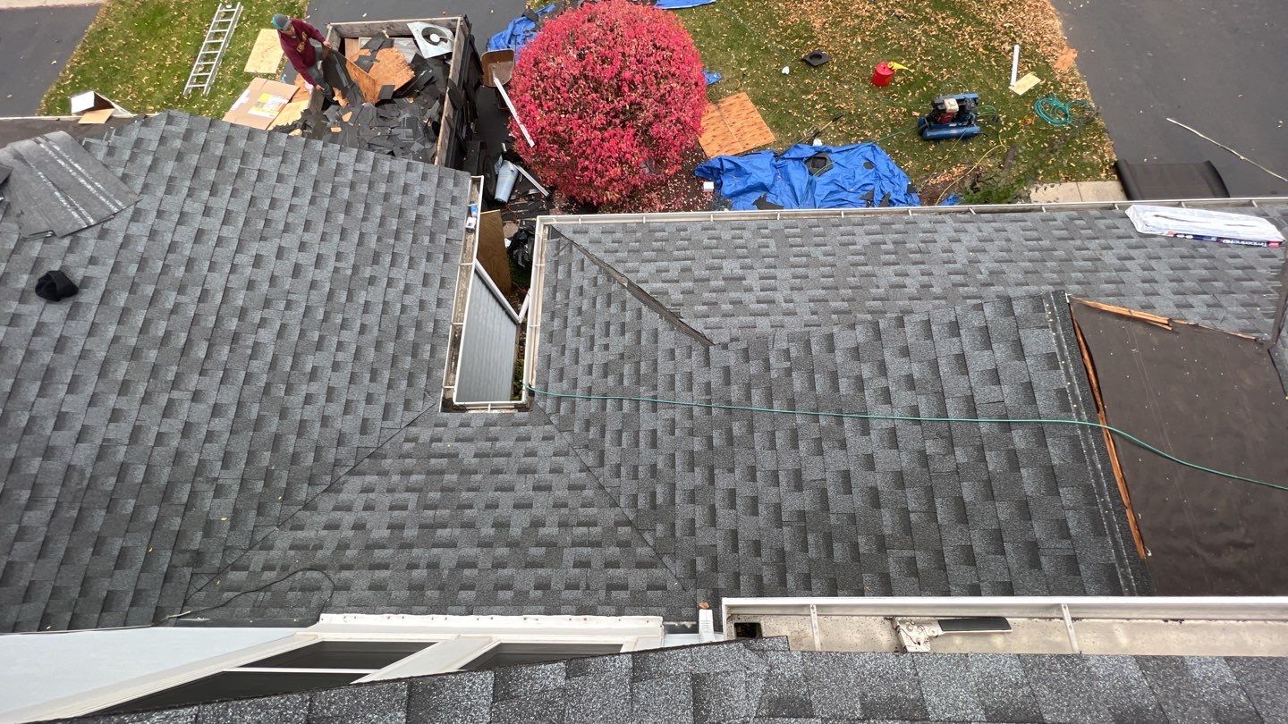 Multi-family unit roof replacement. using GAF Timberline HDZ by Pro Home Services Inc
