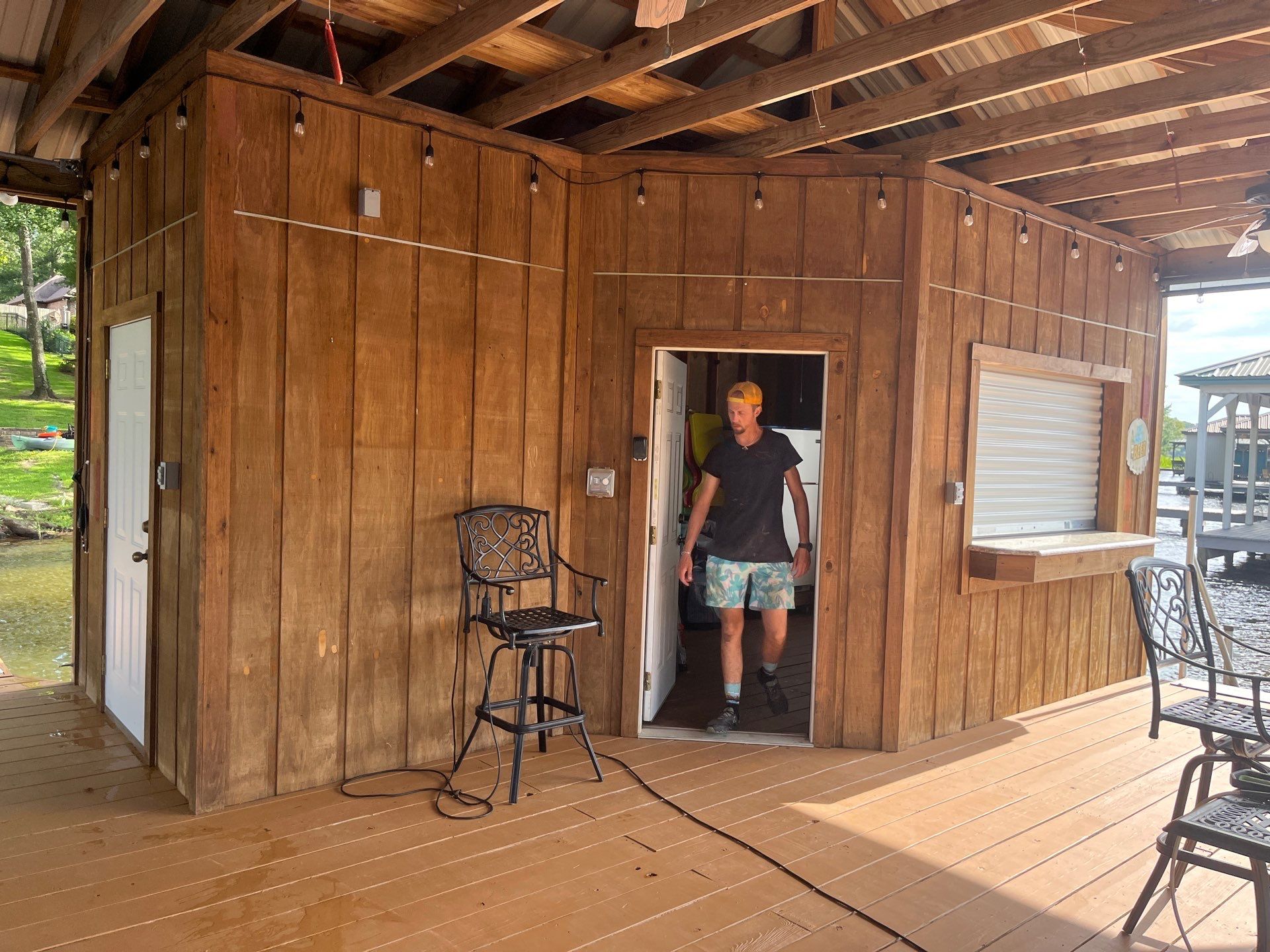 Exterior Painting in Arp, TX | Lake House & Deck Restoration by Quality Coats Painting