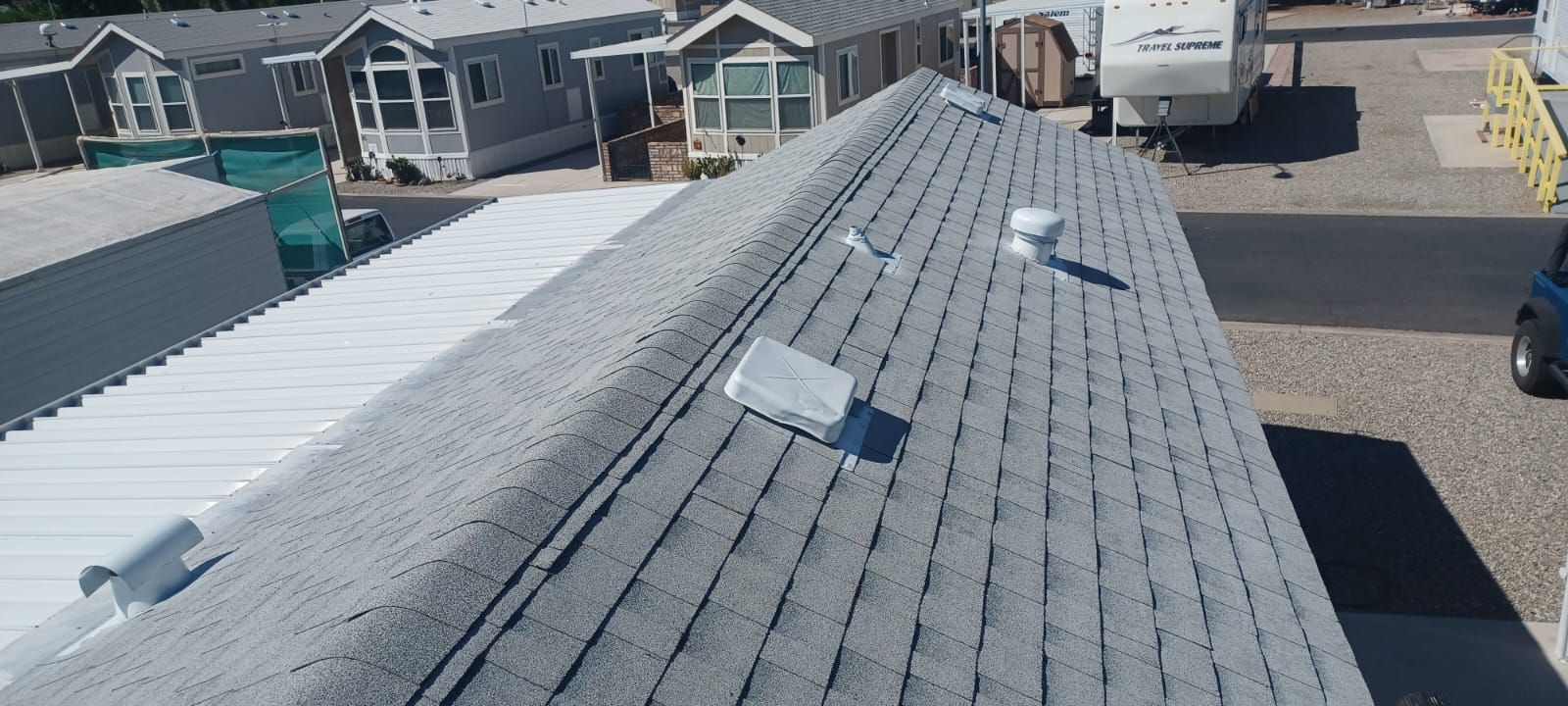 Estate Gray Shingles by Reimagine Roofing
