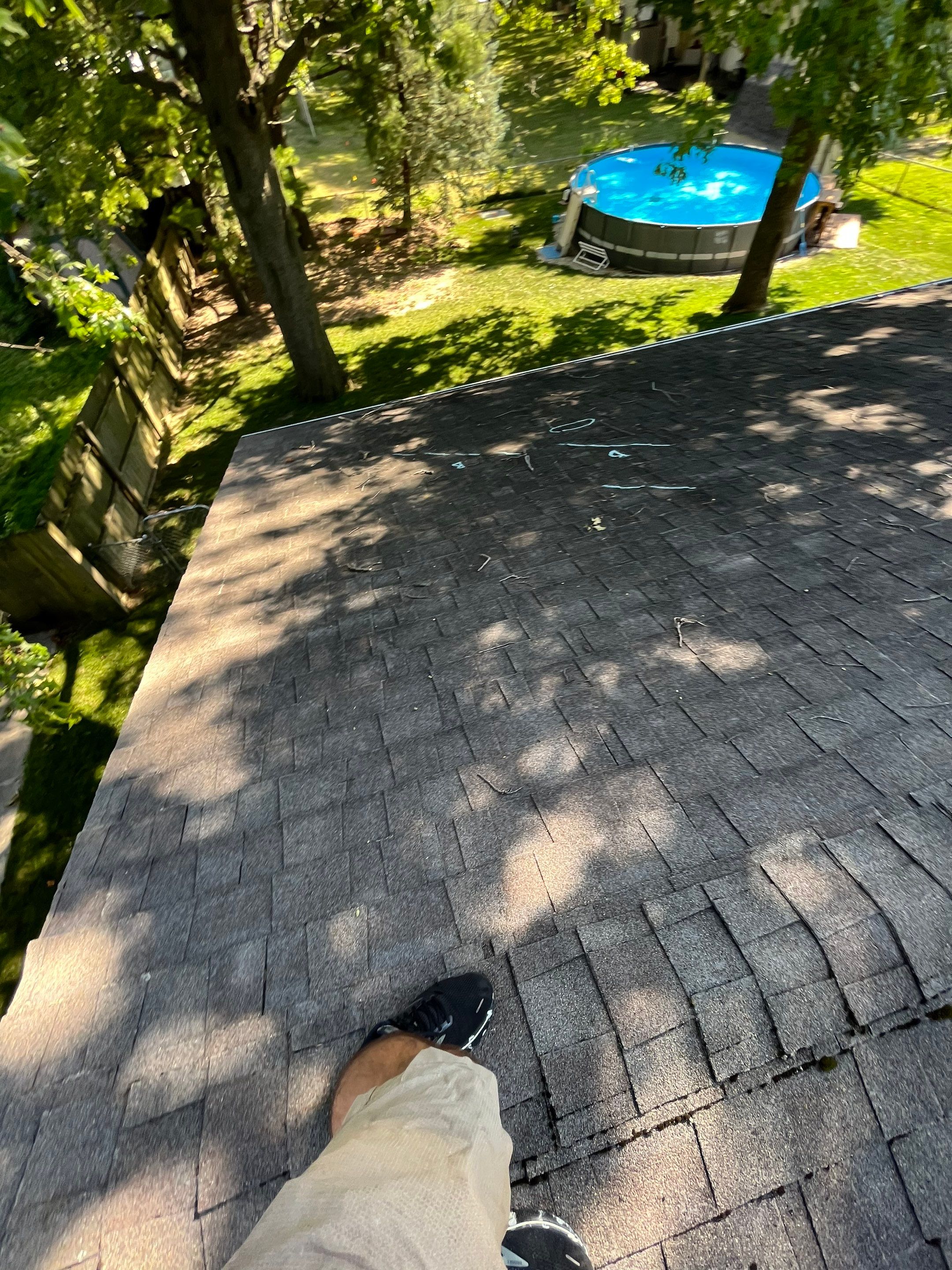 Residential Roofing Installation using GAF Timberline HDZ Charcoal by Nitro Roofing and Construction