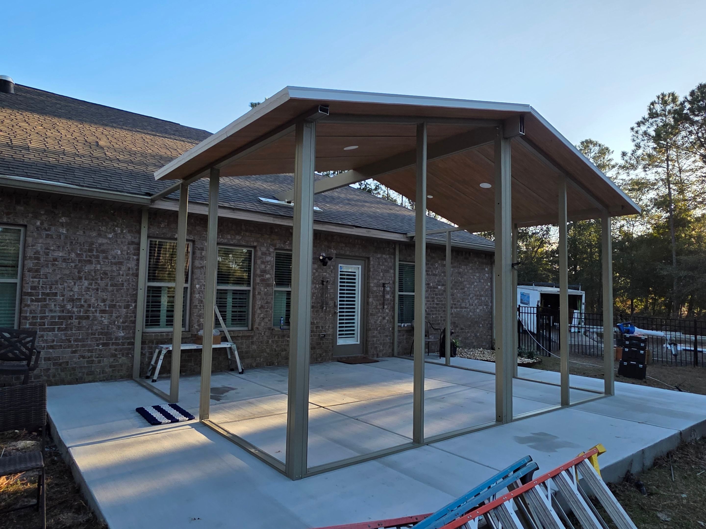 Steelwood Cathedral Screen Room by Titan Sunrooms