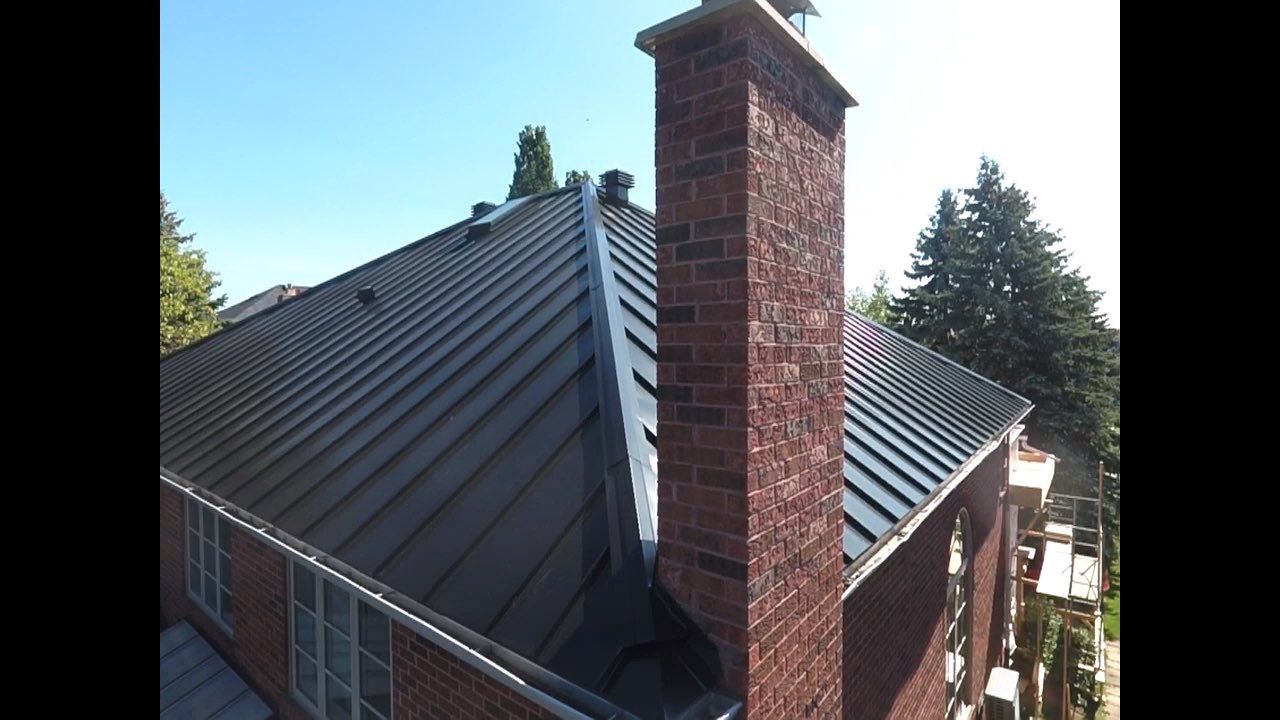 Standing Seam Metal Roof - Custom Coping and Flashing  by Jay Carter Roofing & Sheet Metal