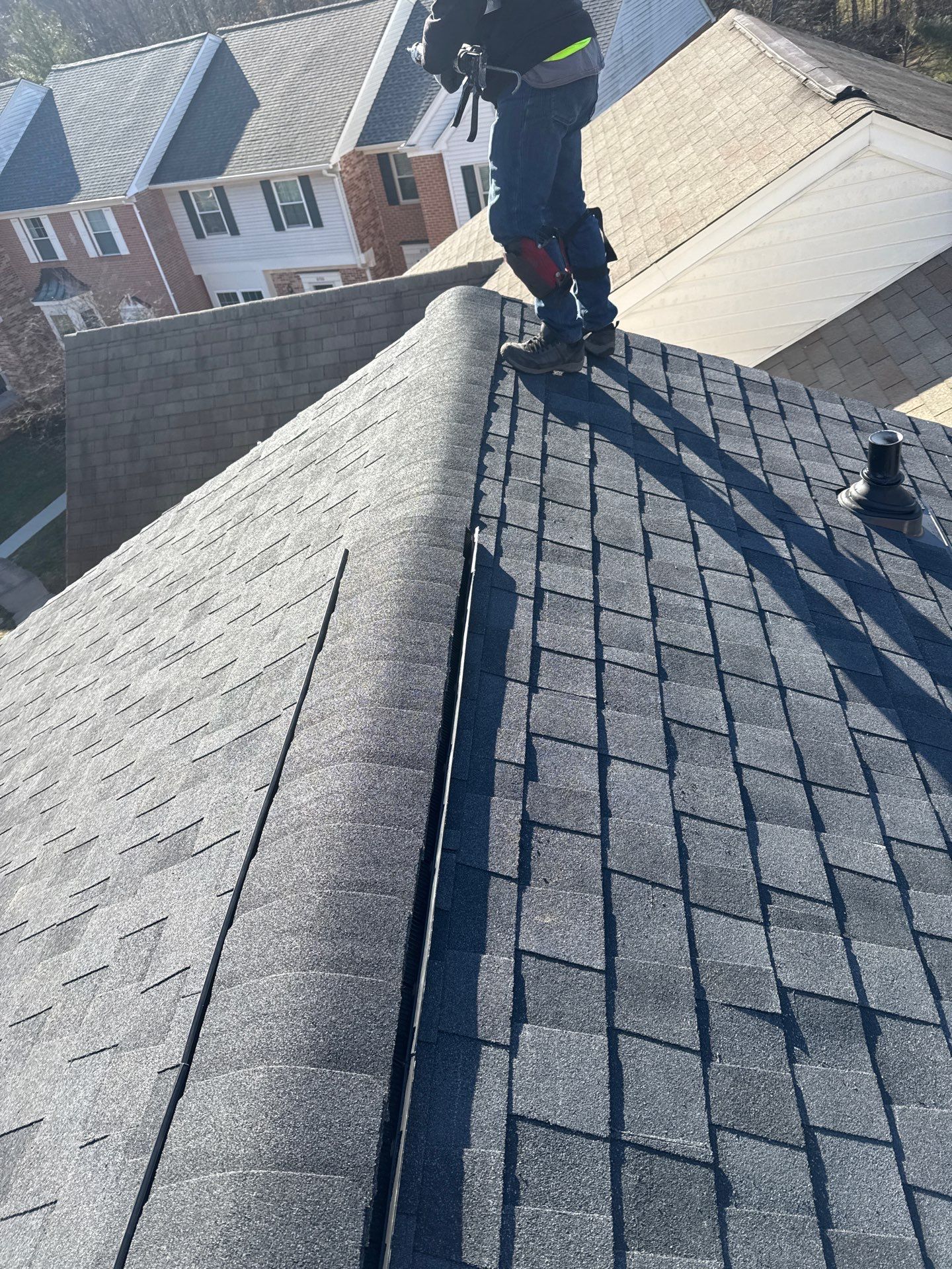 Burke: Residential Roof Replacement with CertainTeed Landmark Pro in Max Def Moire Black by RM Banning, Inc.