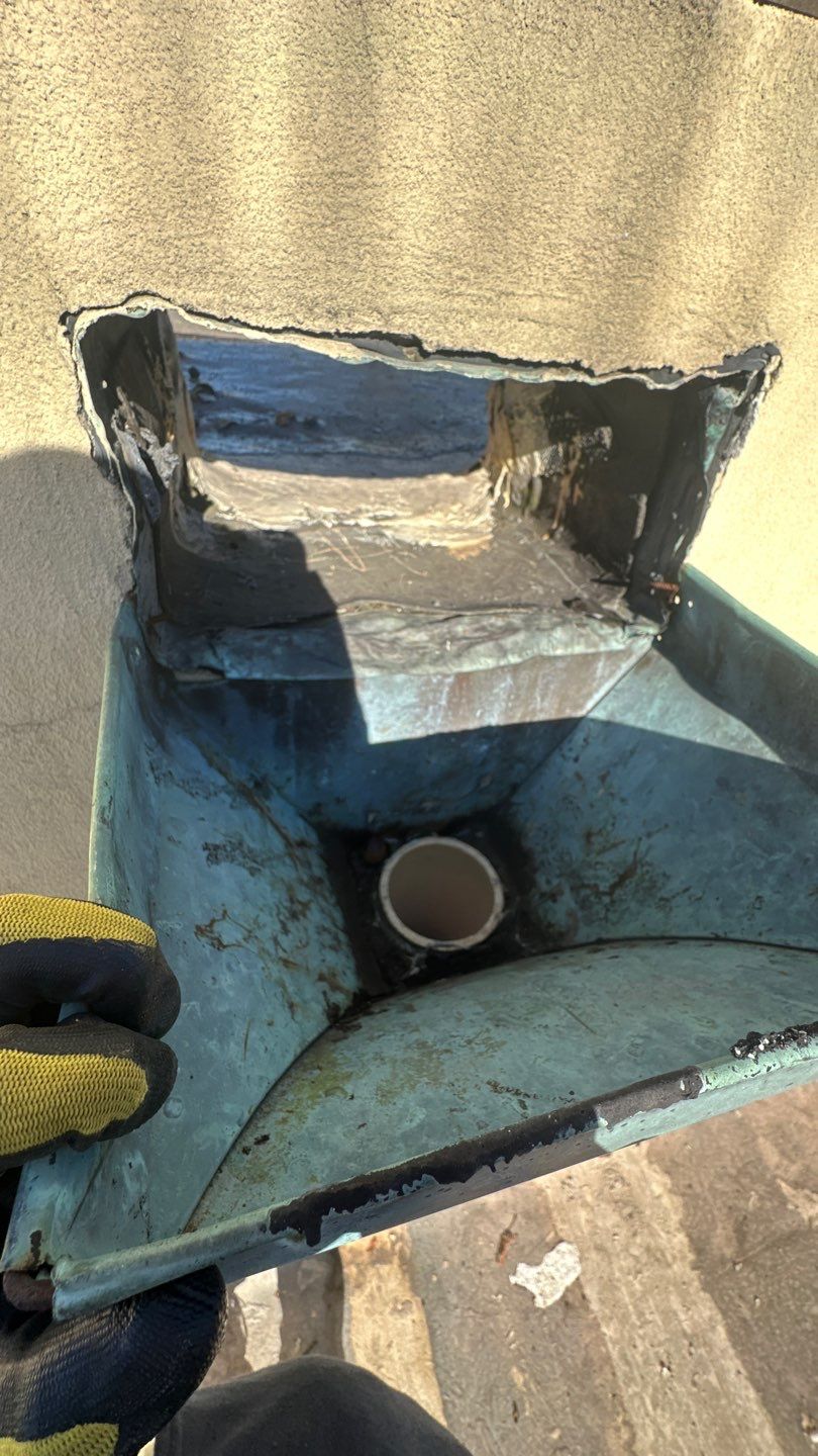 Church Flat Roof Cleaning by Above All Gutters 