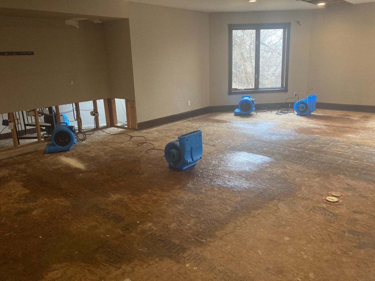 Water Damage Throughout Main Floor, Basement, and Crawl Space by Accountable Home Services