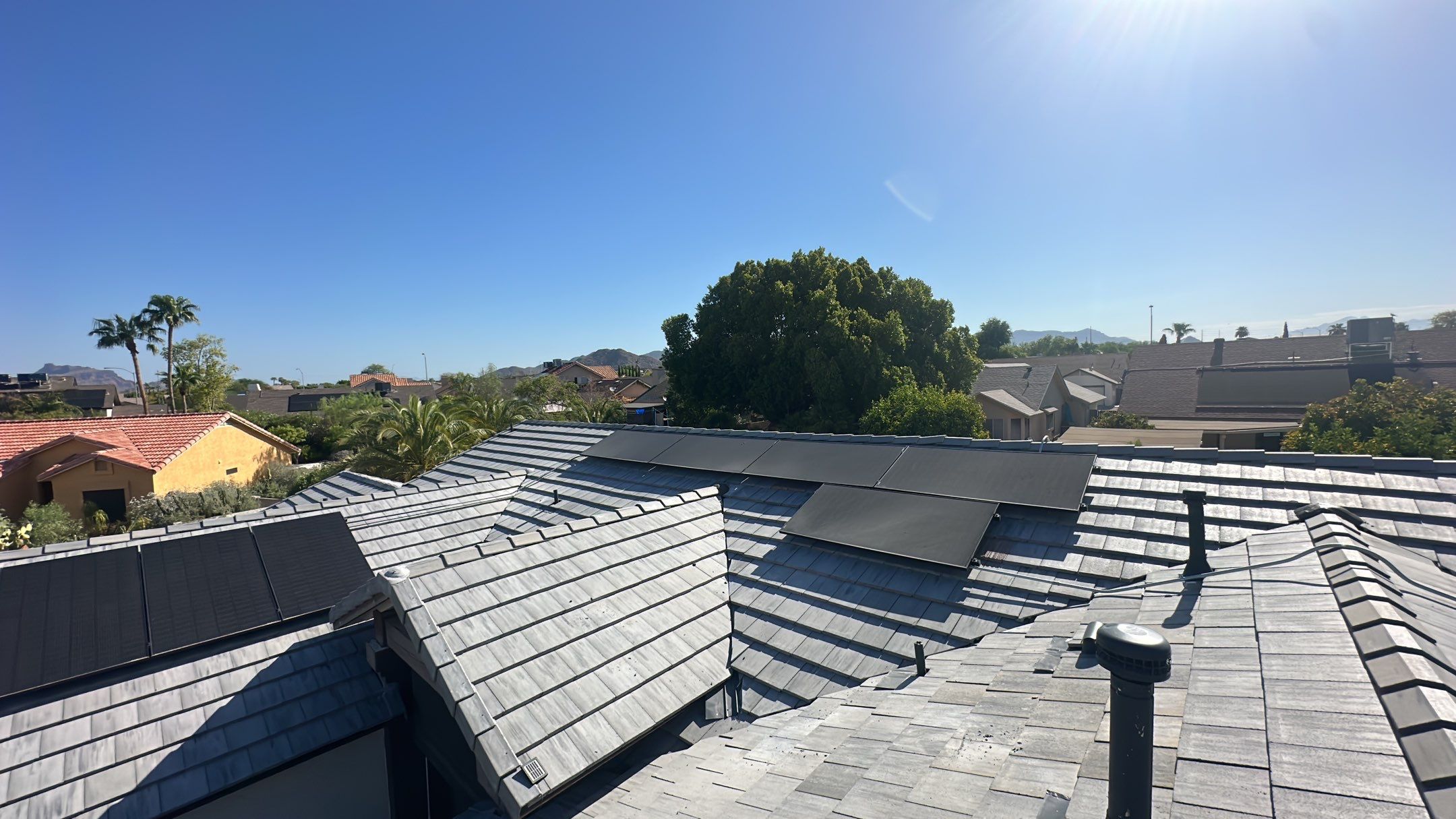 Sterling Gray Concrete Tile by Reimagine Roofing