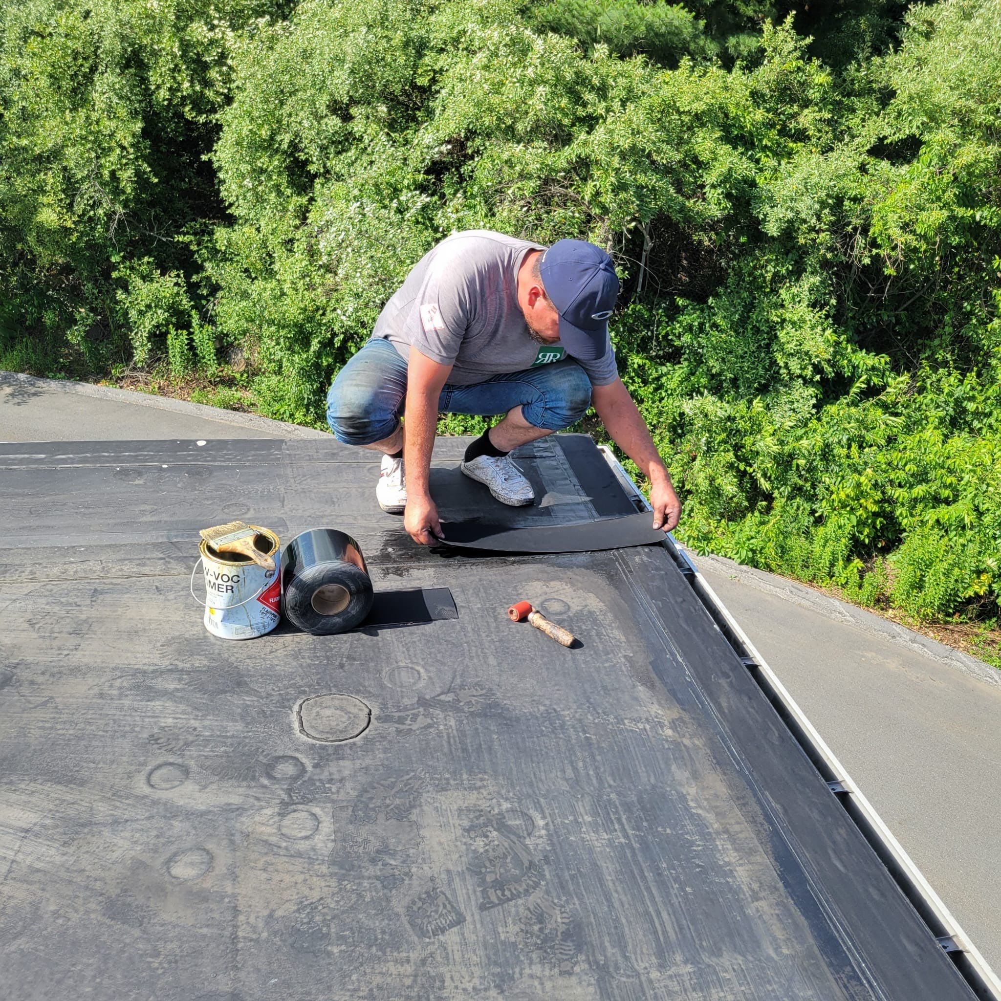 EPDM Flat Roof Installation + Seamless Gutter Upgrade by Mighty Dog Roofing of Greater Middlesex County