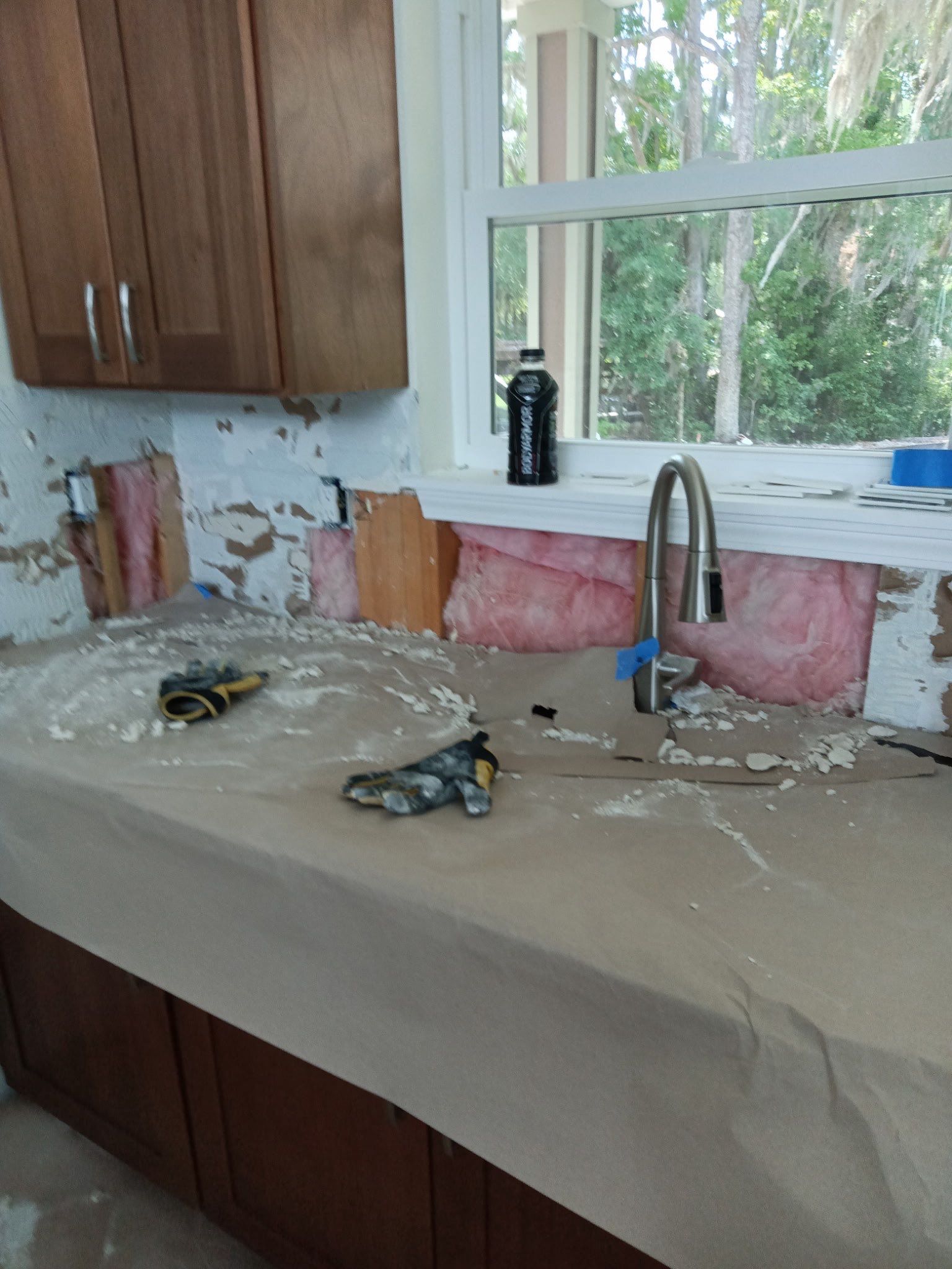Backsplash Fix From Previous Install by Axtra Hand