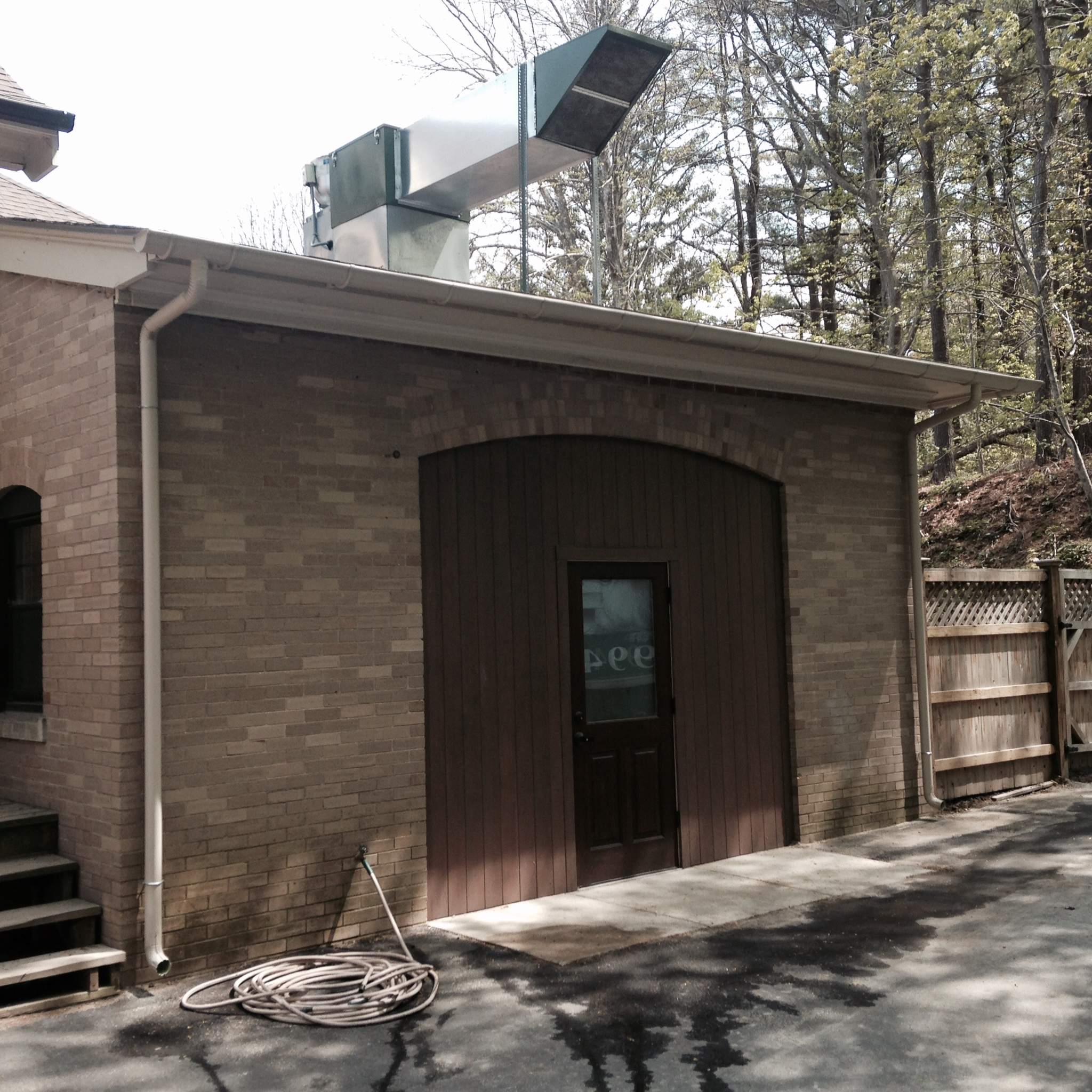 Seamless Half Round Gutters at Plymouth Plantation by Gutter Pro by Gutter Pro Enterprises