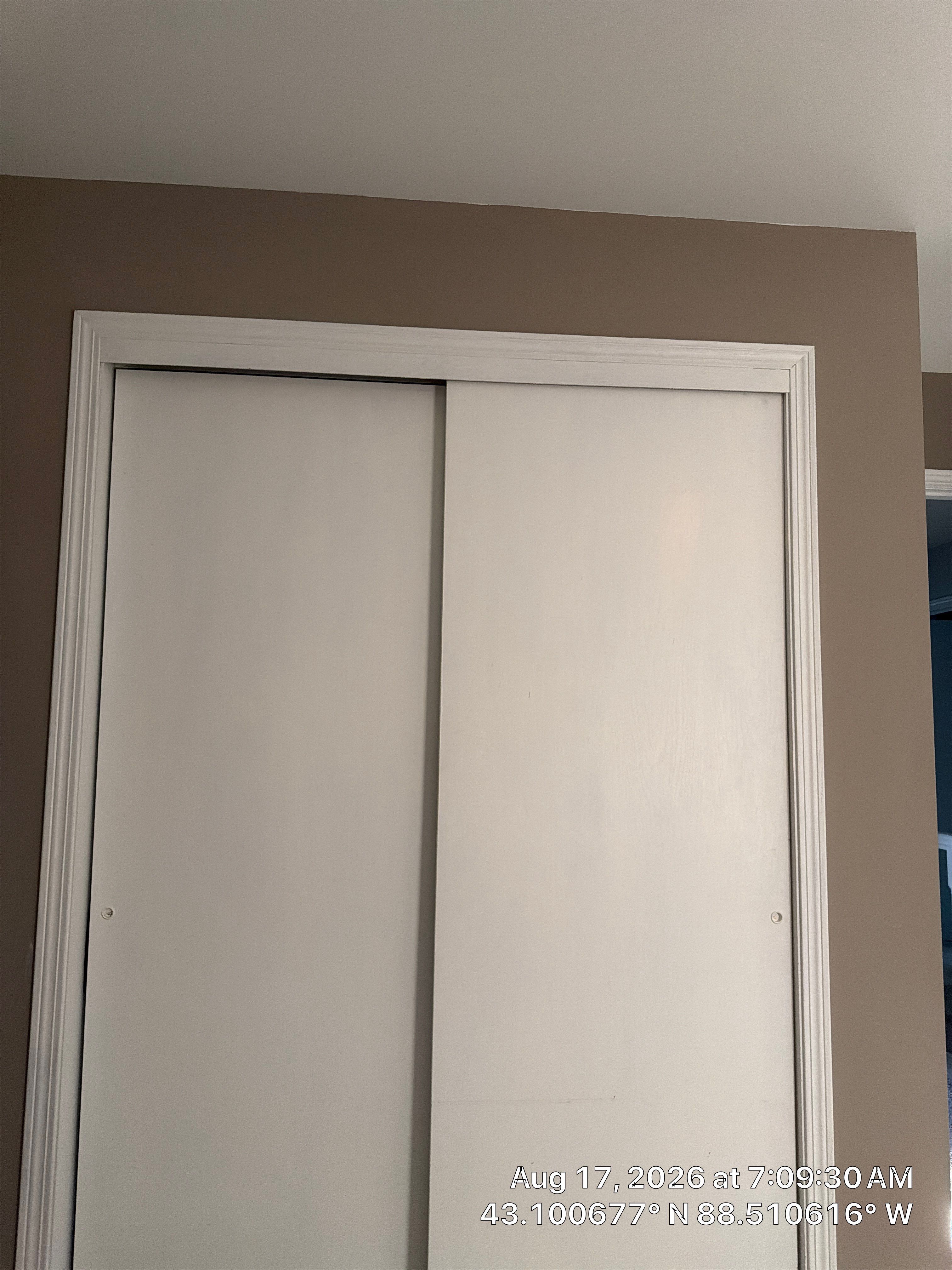 Interior Painting and Sliding Closet Door Installation in Oconomowoc by CompanyCam Sales Demo