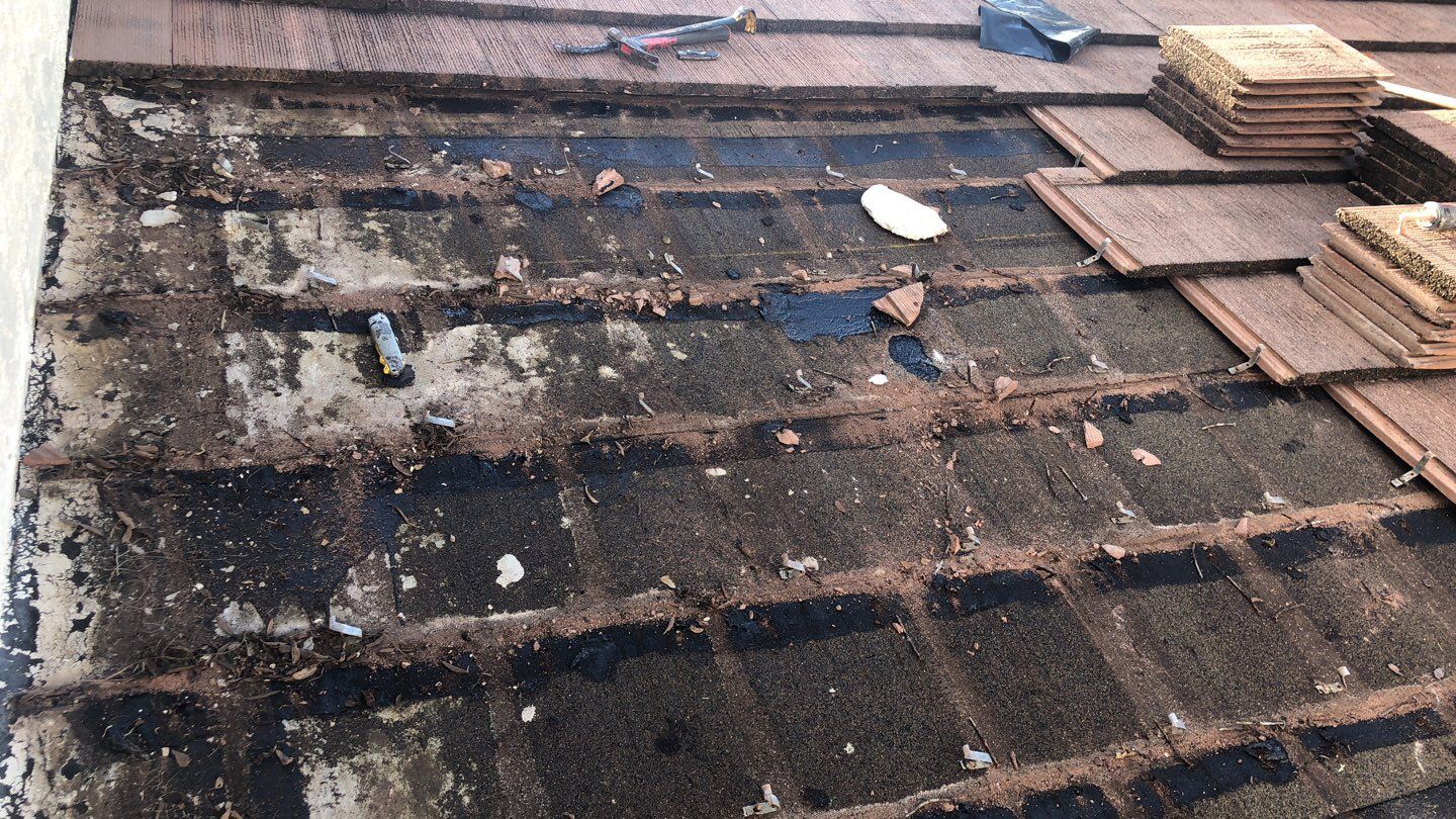 Concrete Tile Roof Repair using Concrete Roof Tile by Aastro Roofing