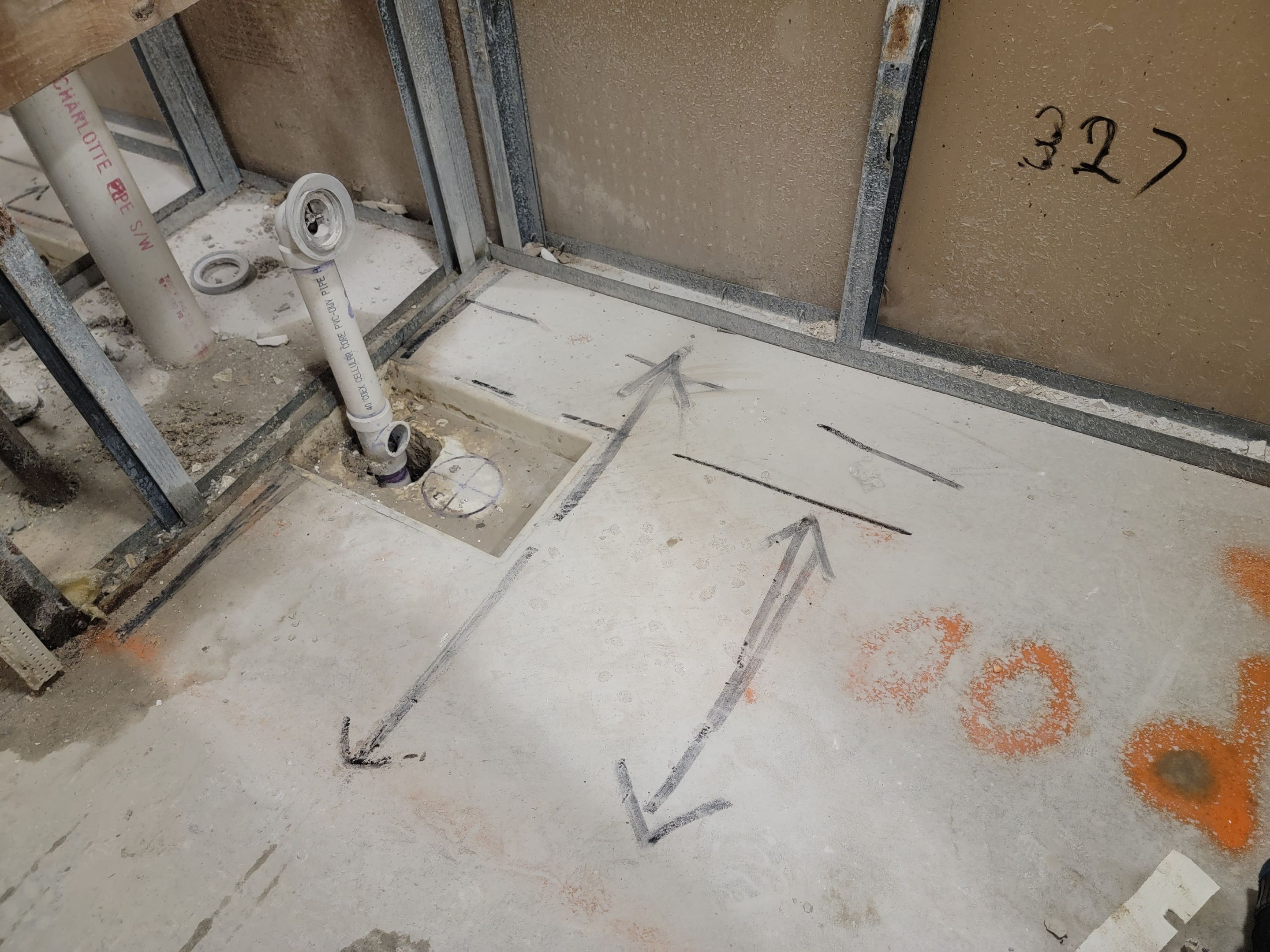 Concrete Scan for Plumbing Work by Alsip Locating Service, LLC
