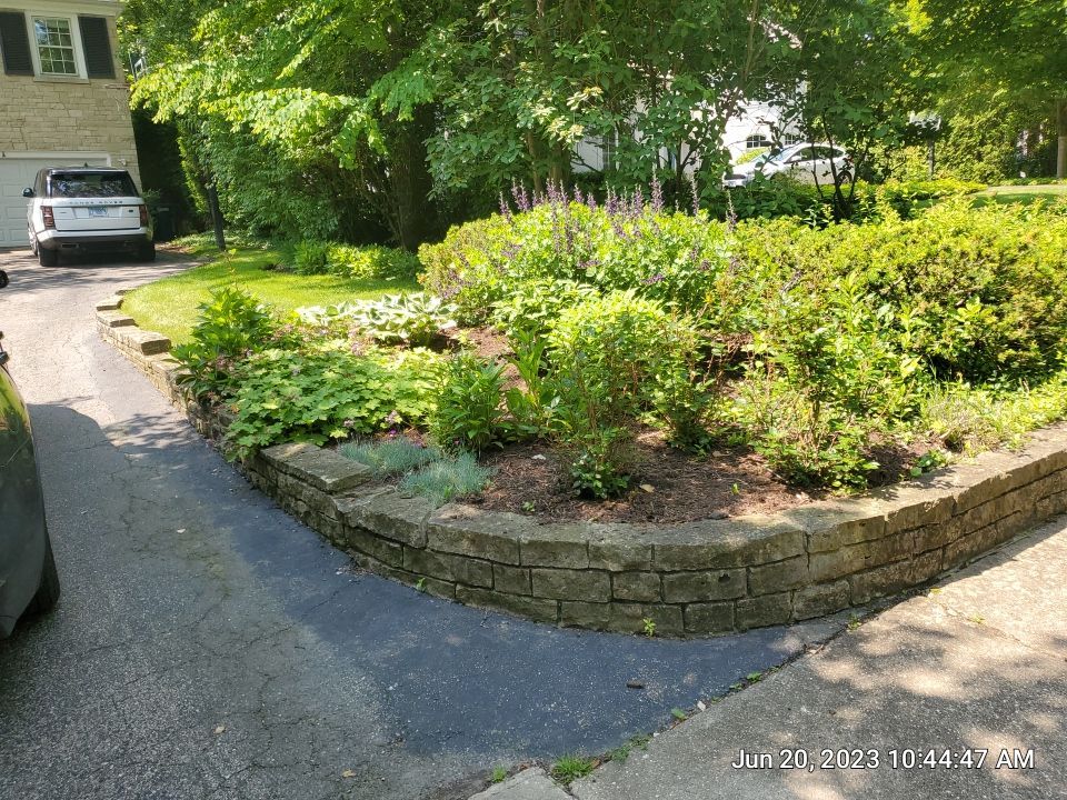 natural stone cleaning using Algaecide, soft wash soap by Northern Power Washing LLC.