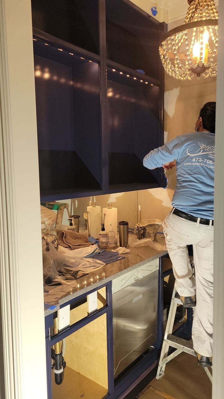 Kitchen Cabinet Refinishing by Spectrum Painting, LLC