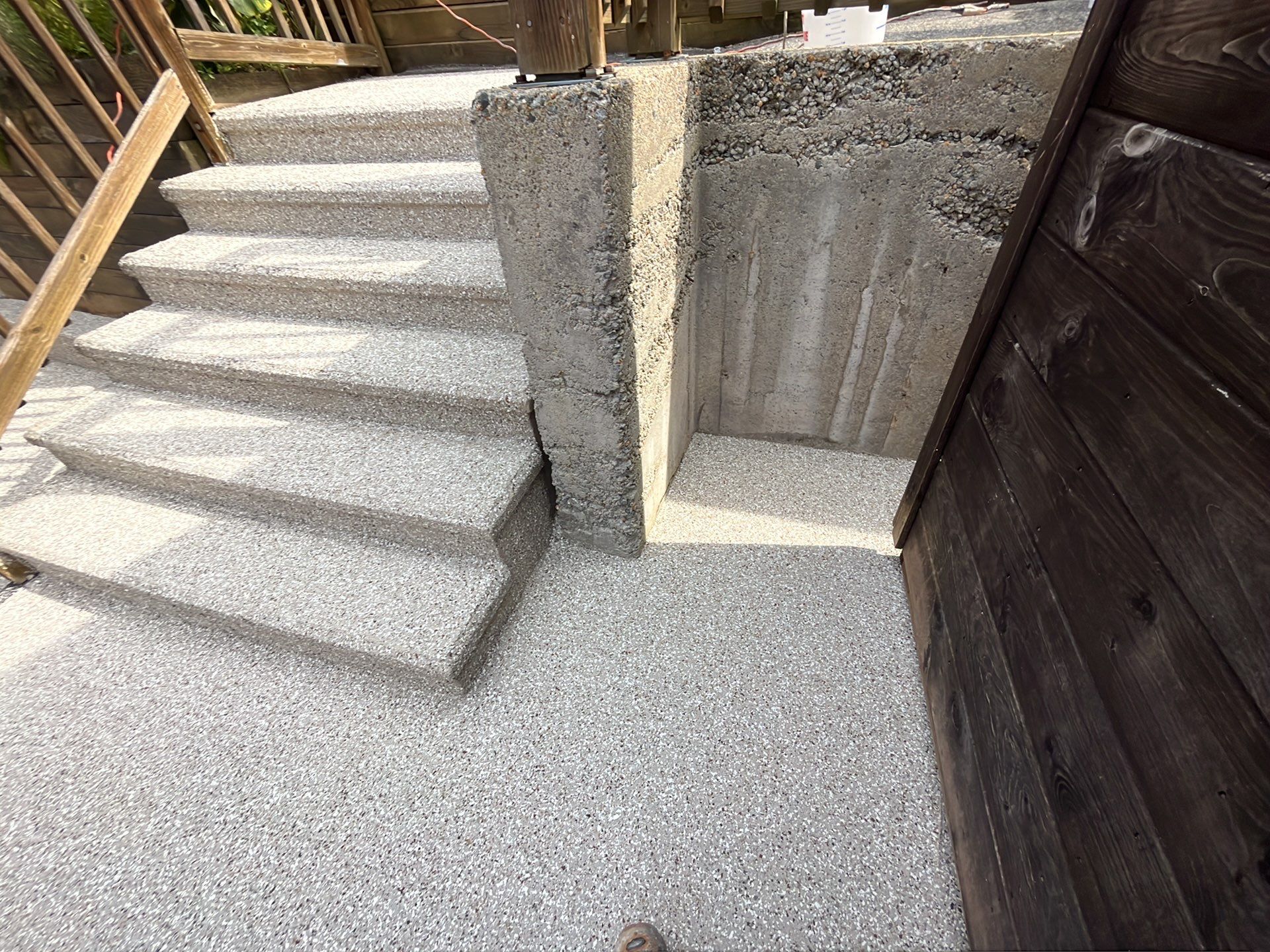 Patio & Steps in Tyngsborough, MA 01879 by Symphony Concrete Coatings