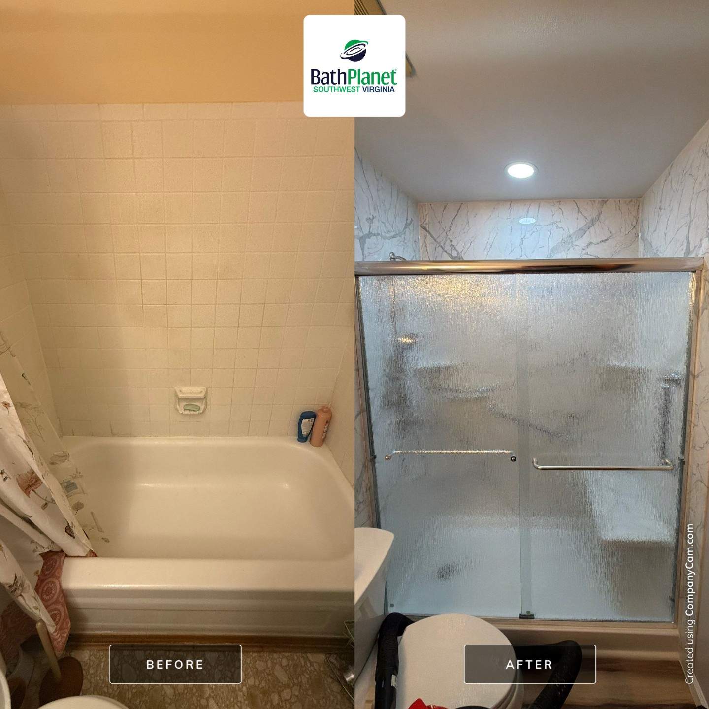 Tub to Shower Remodel by BathPlanet SW Virginia