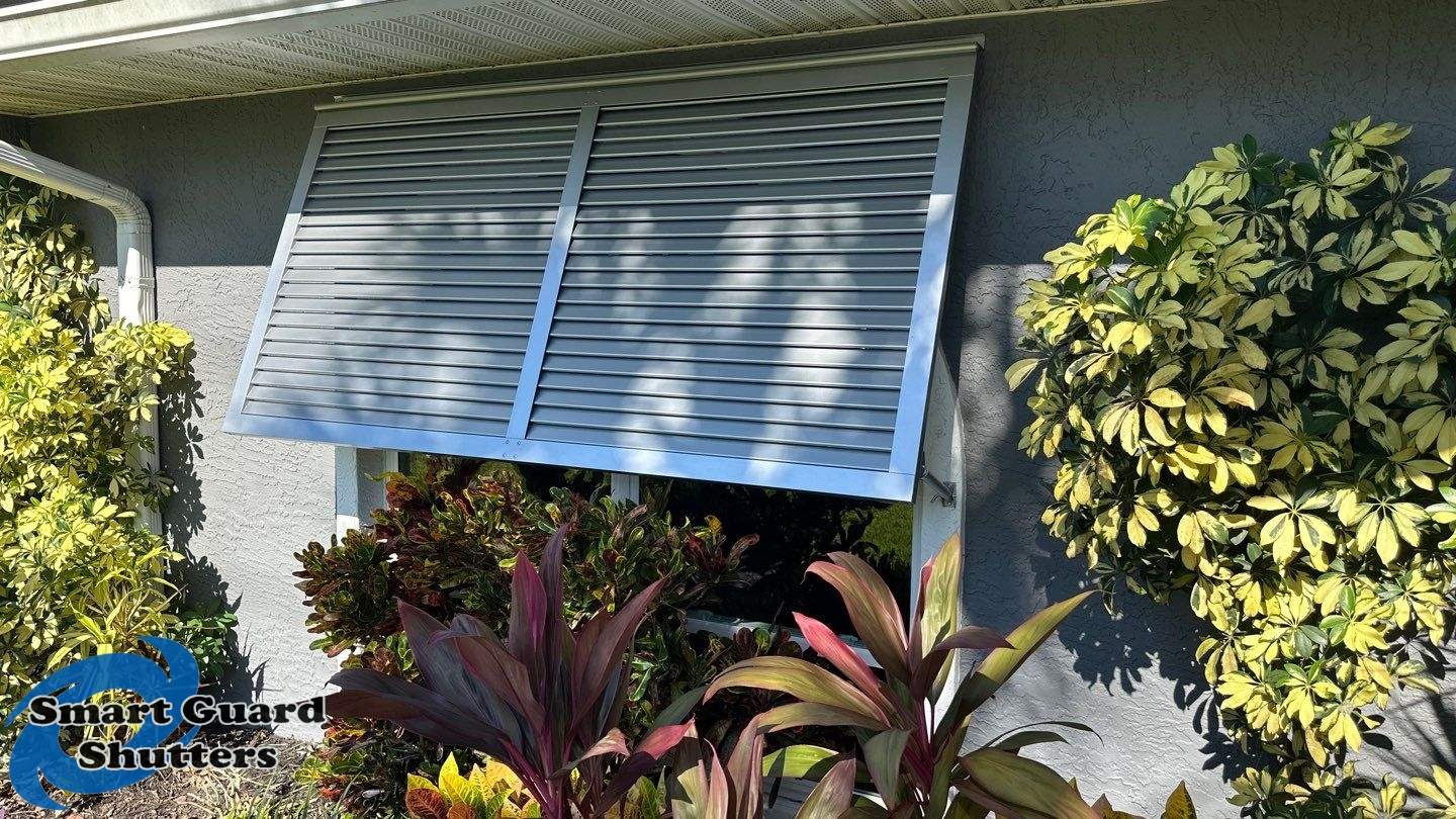 Decorative Bahamas in White Aluminium by Smart Guard Shutters