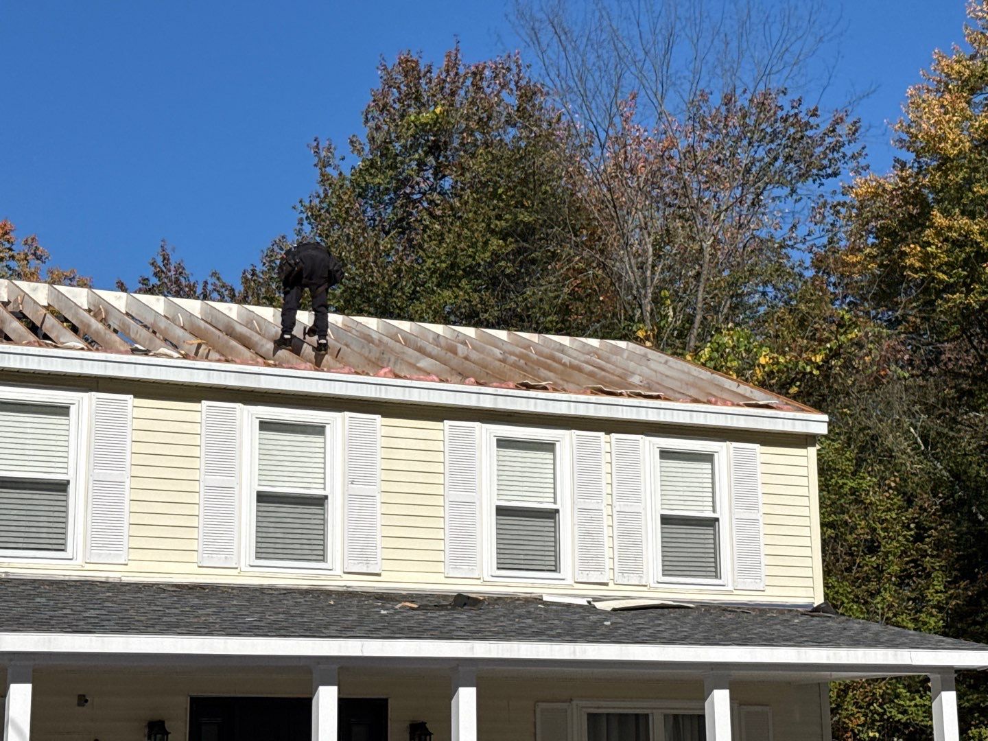 Full Roof Replacement with New Plywood Decking & Gutter Installation by Sensible Home Solutions