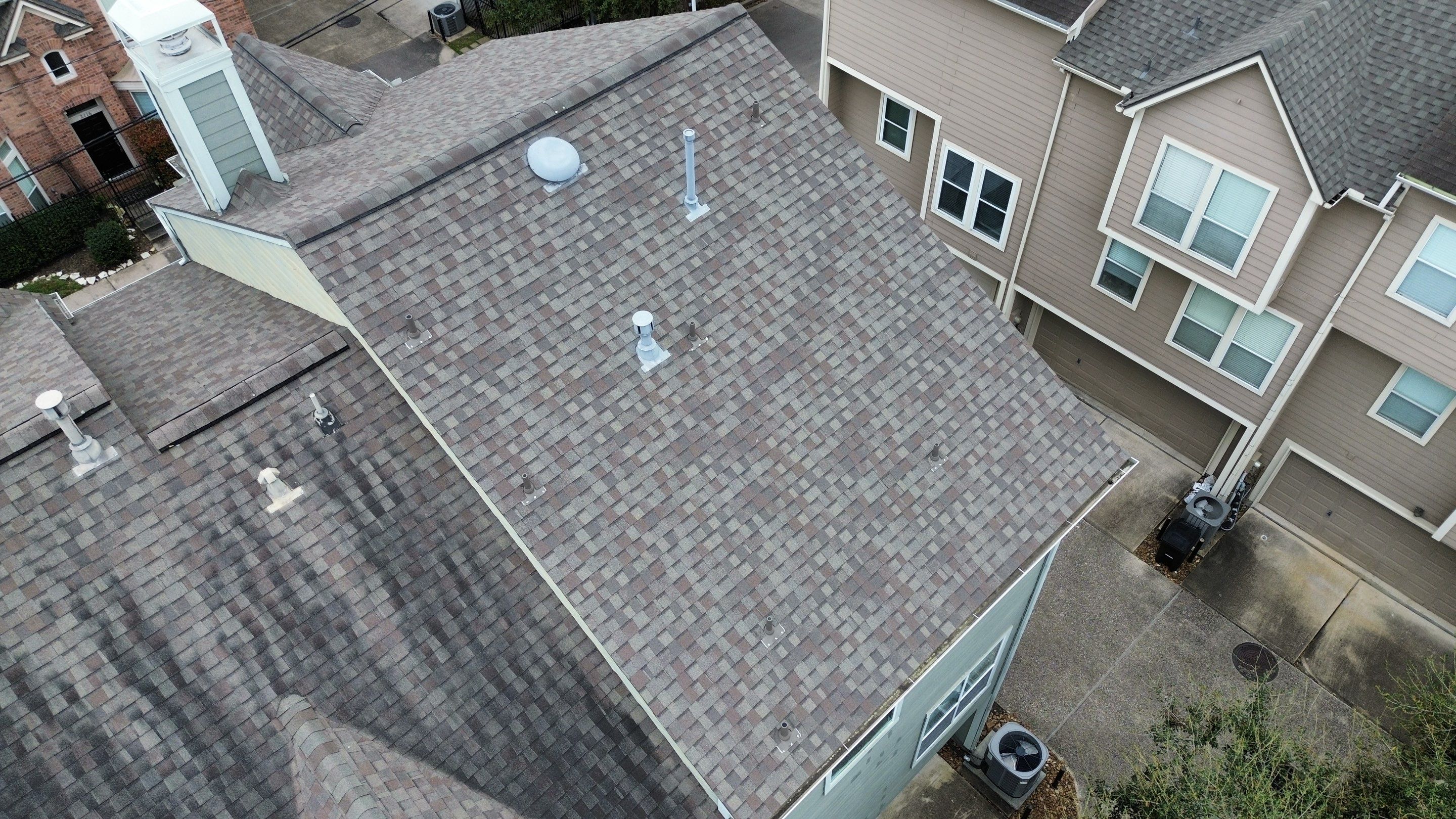 Townhome Roof Replacement by Houston Roofing & Construction