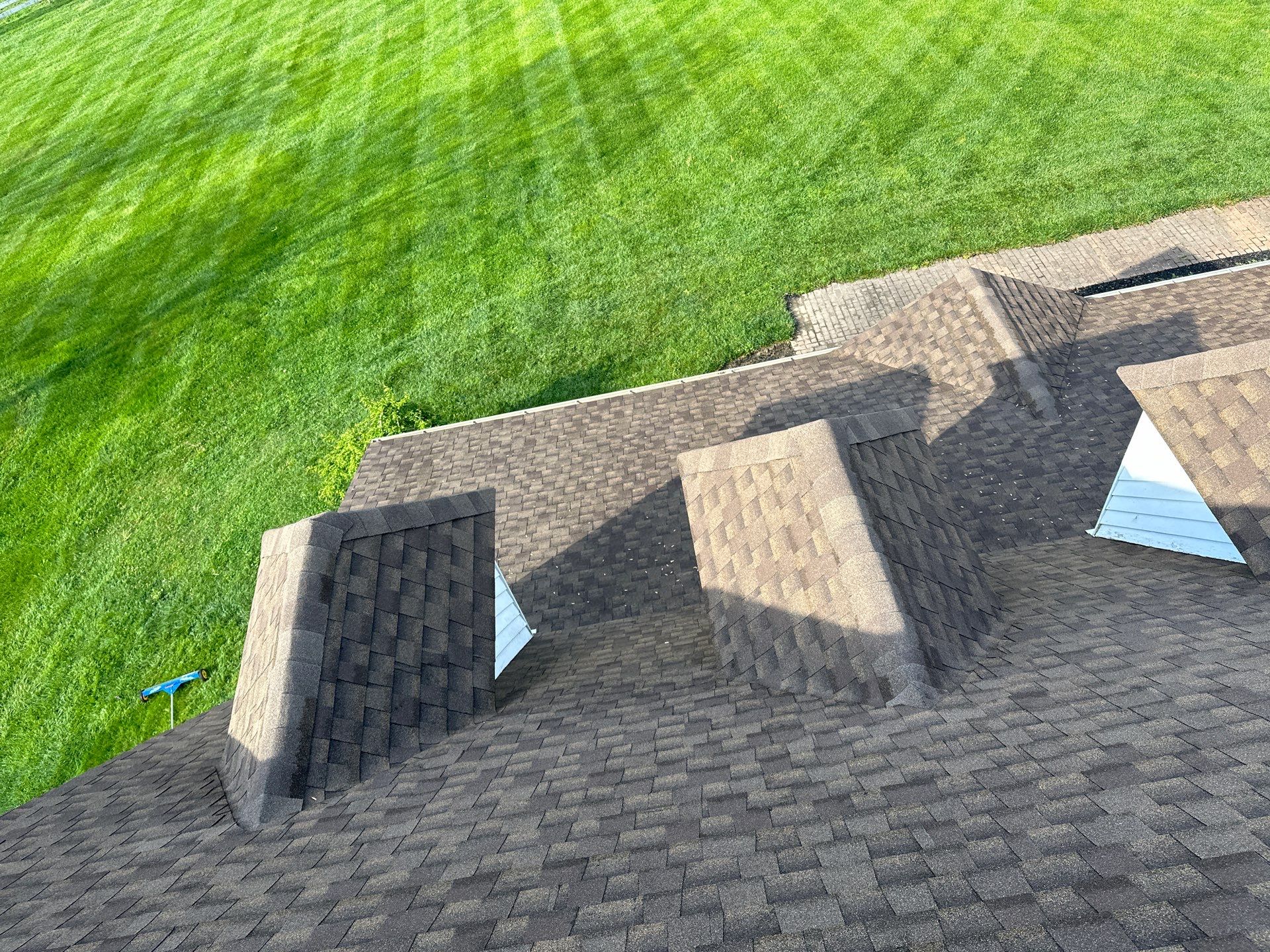 Residential Roofing Installation using Timberline HDZ Shingles - Barkwood by RoofX 