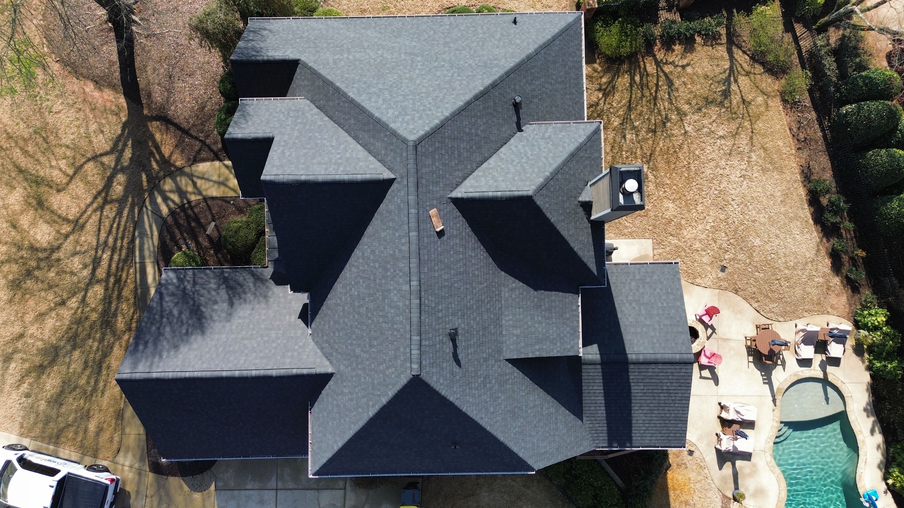 Cumming, GA Roof Replacement CertainTeed Landmark Pro Max Def Charcoal Black by Reset Roofing