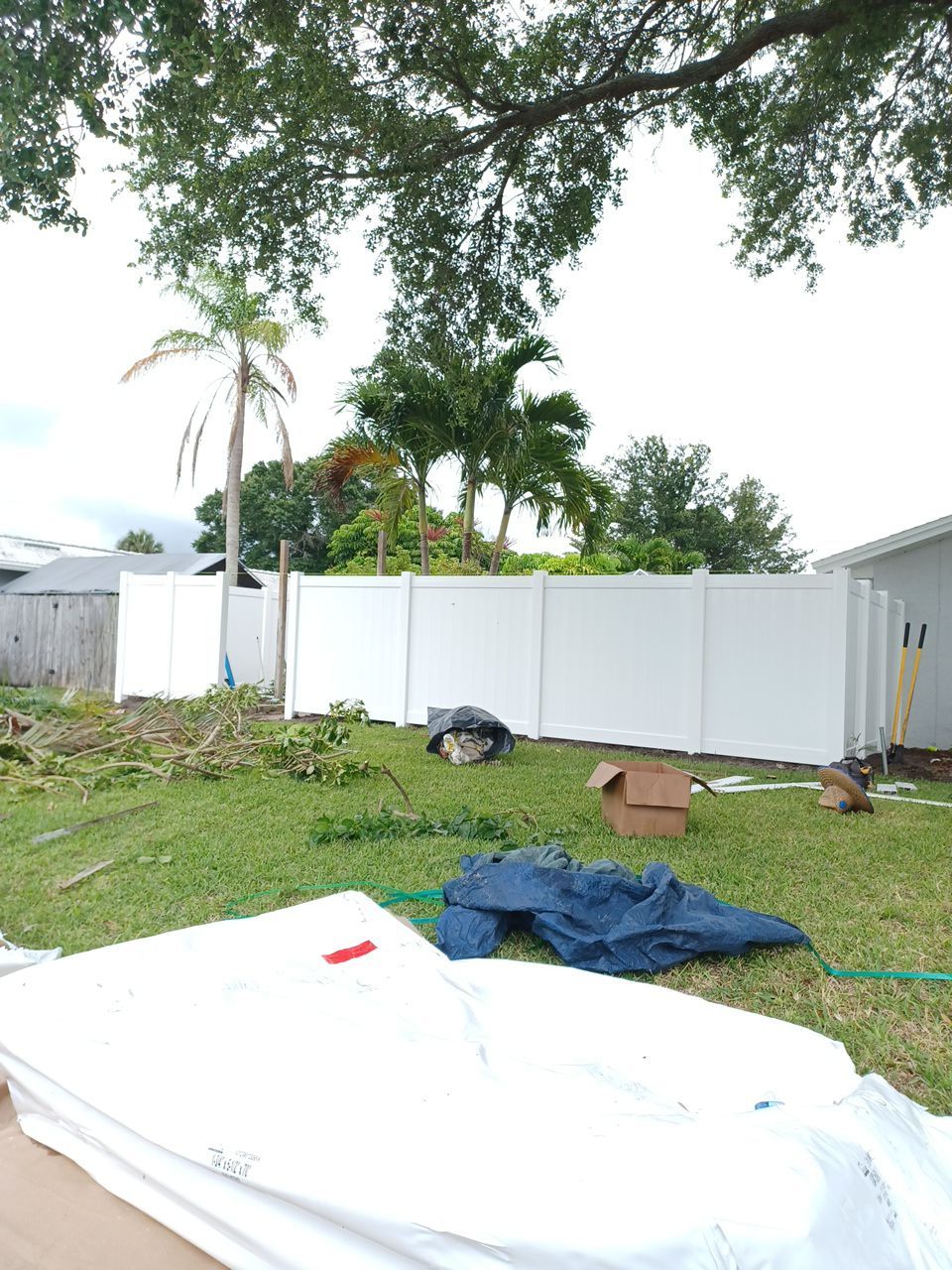 Bradenton, FL 6ft. White Vinyl Privacy Fence by Asap fence and gates, LLC