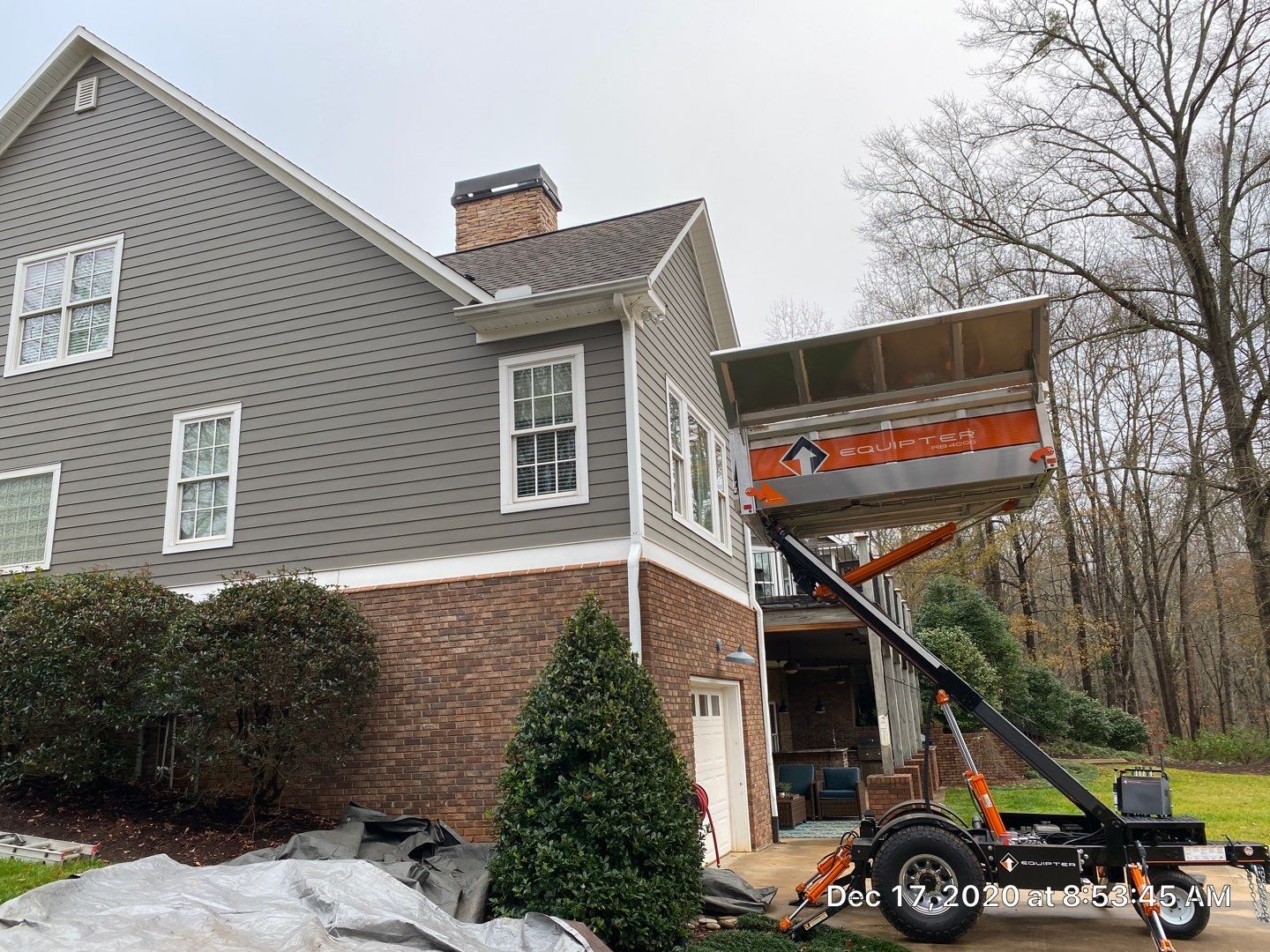 Residential Roofing Installation in Spartanburg, SC using Ceartainteed Landmark Architectural Shingles by Property Assessment