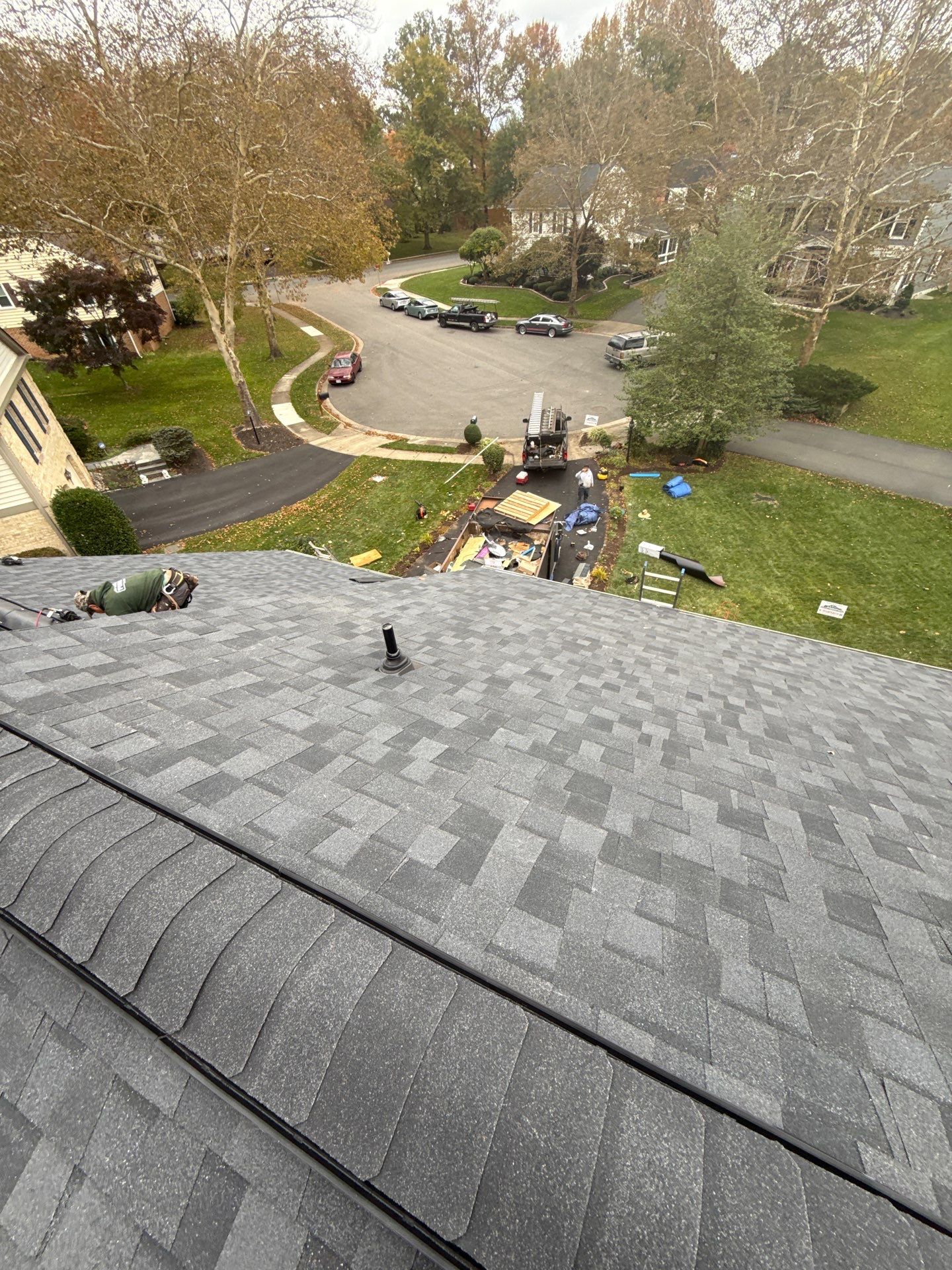 Alexandria :Residential Roof Replacement with CertainTeed Landmark Pro in Max Def Moire Black  by RM Banning, Inc.