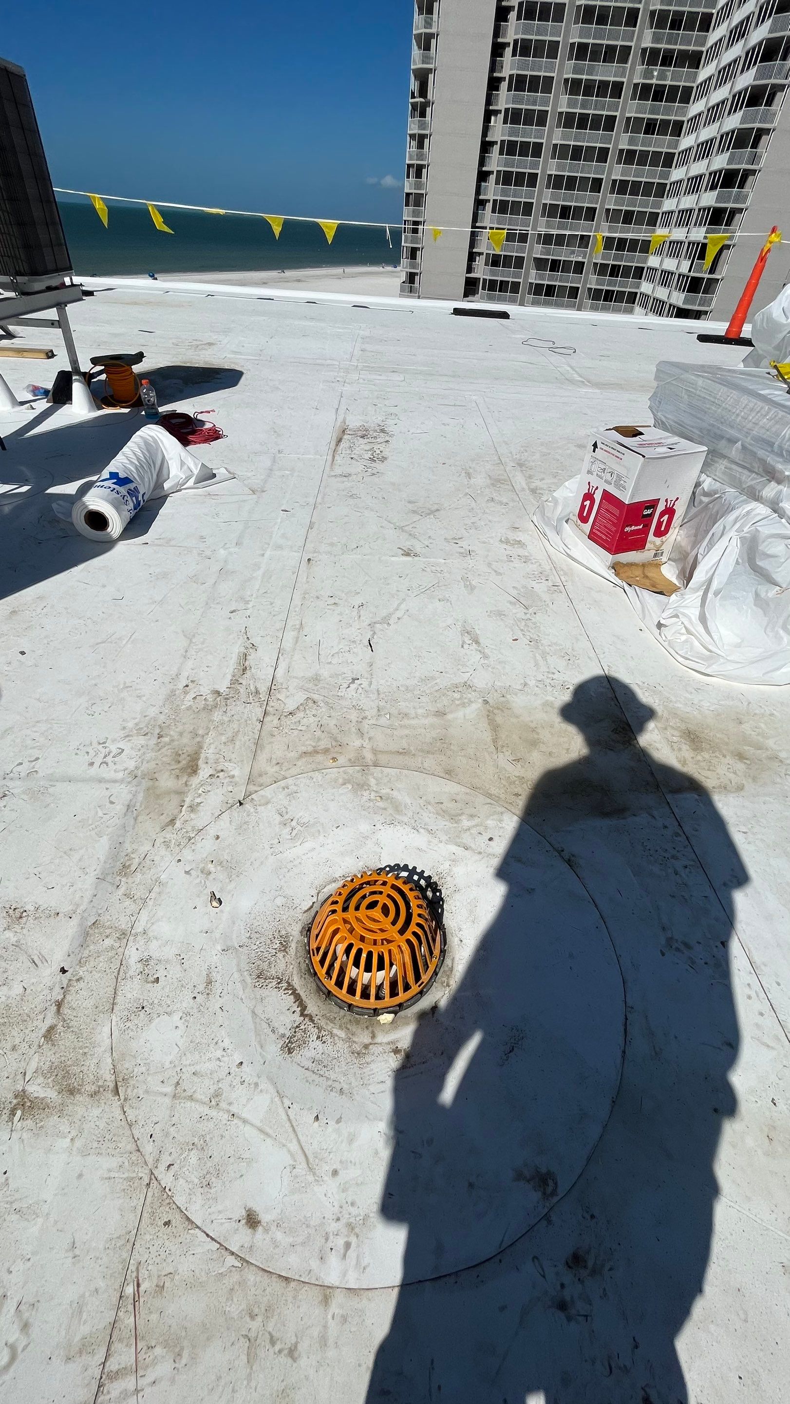 Condo Elevator Shaft Clean Out and Remove Bloackage in Storm Drain System by Don Mar, Inc. Storm Water Solutions