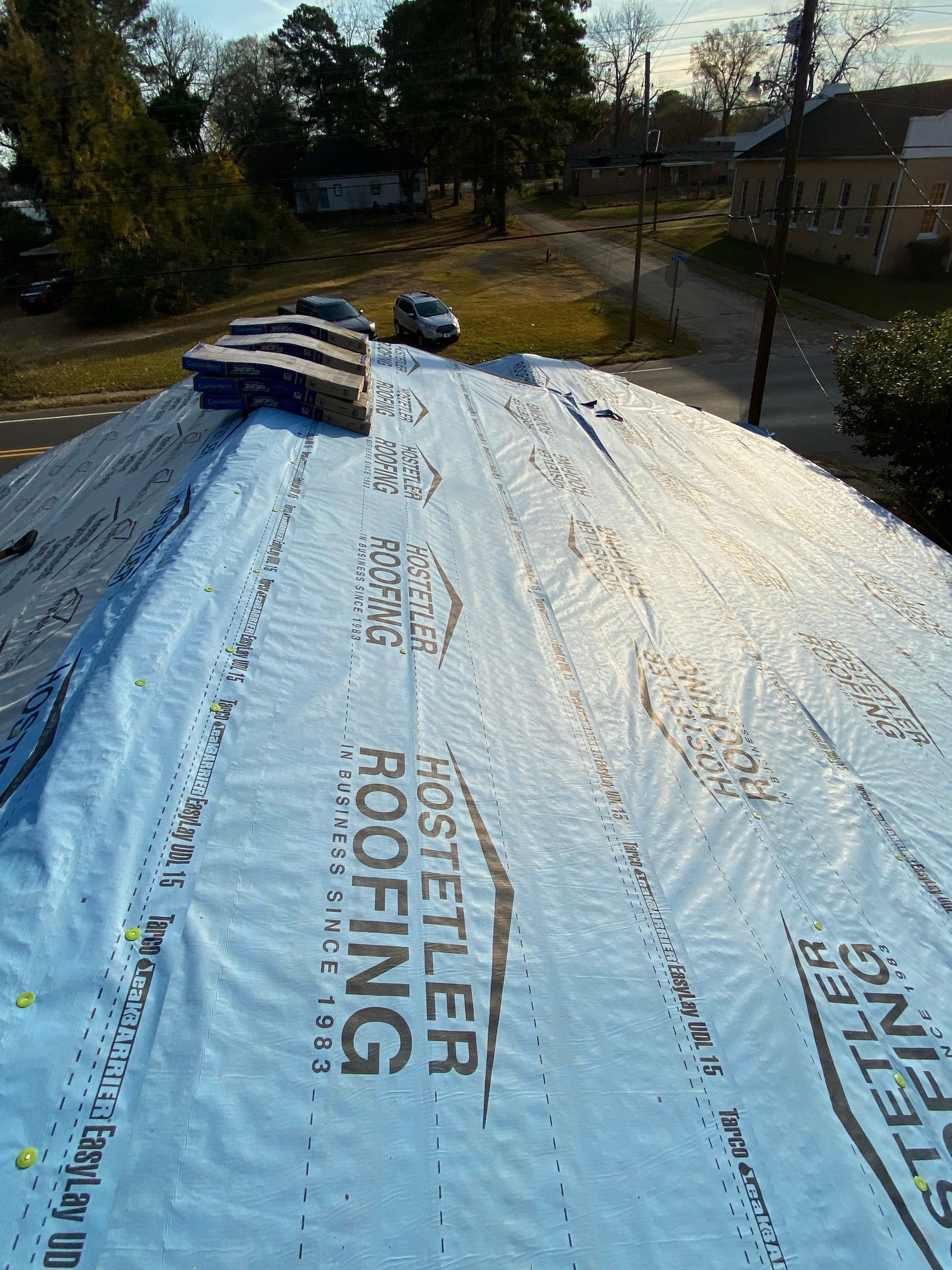 Residential Shingle Reroof using CertainTeed XT25: Resawn Shake by Hostetler Roofing