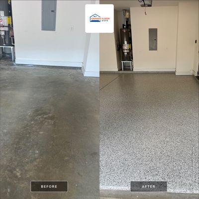 Garage Floor Coating using Cabin Fever